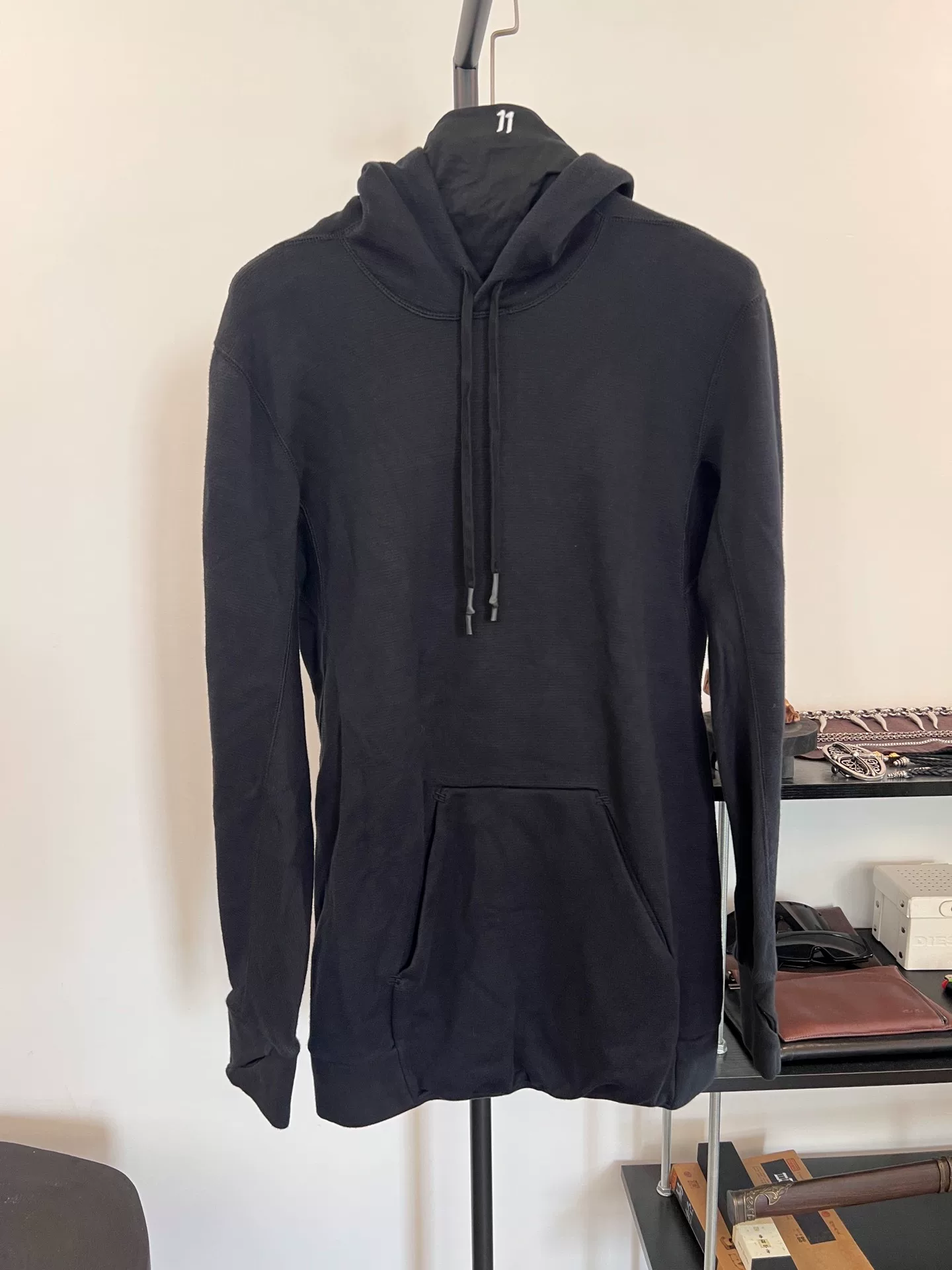 Boris Bidjan Saberi 11by BBS Slogan Hoodie — front