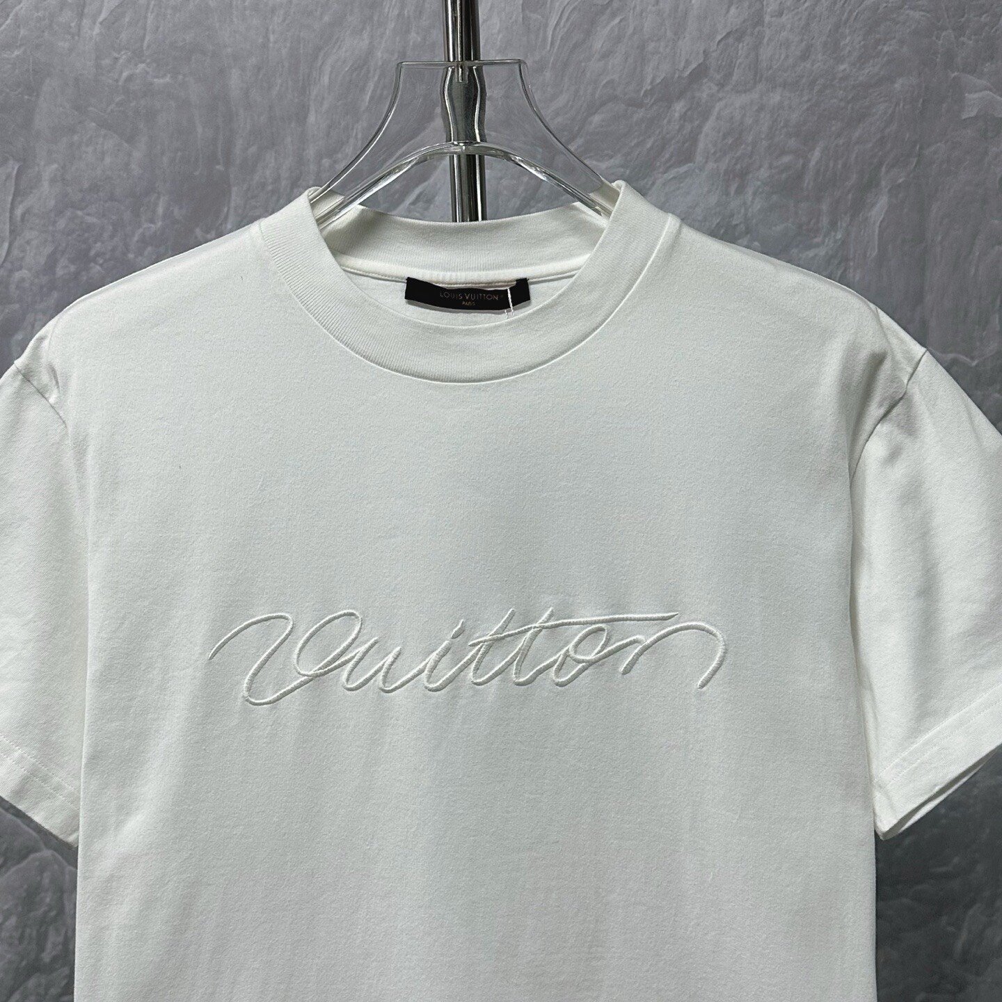 Louis Vuitton SS26 Hand-Signed Embroidery Tee — front