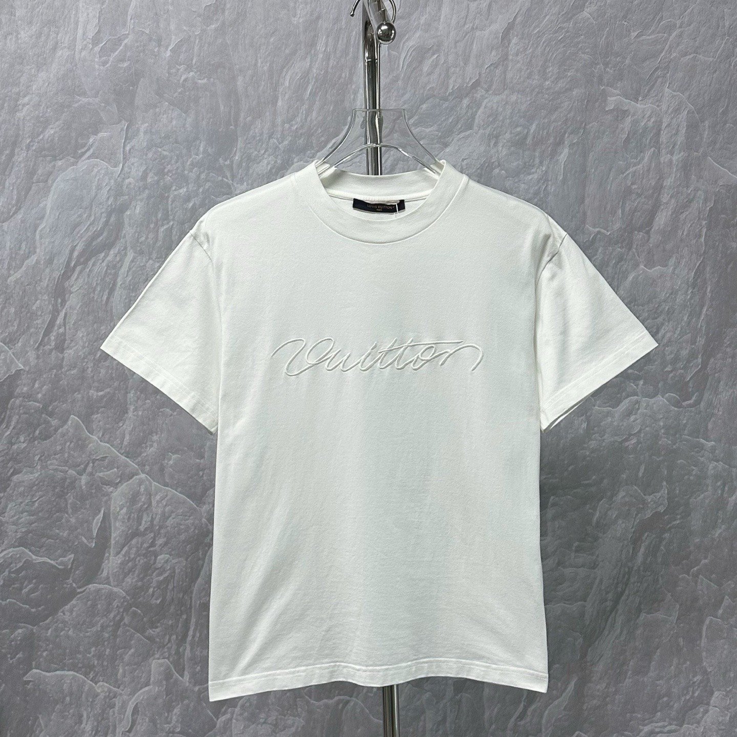 Louis Vuitton SS26 Hand-Signed Embroidery Tee
