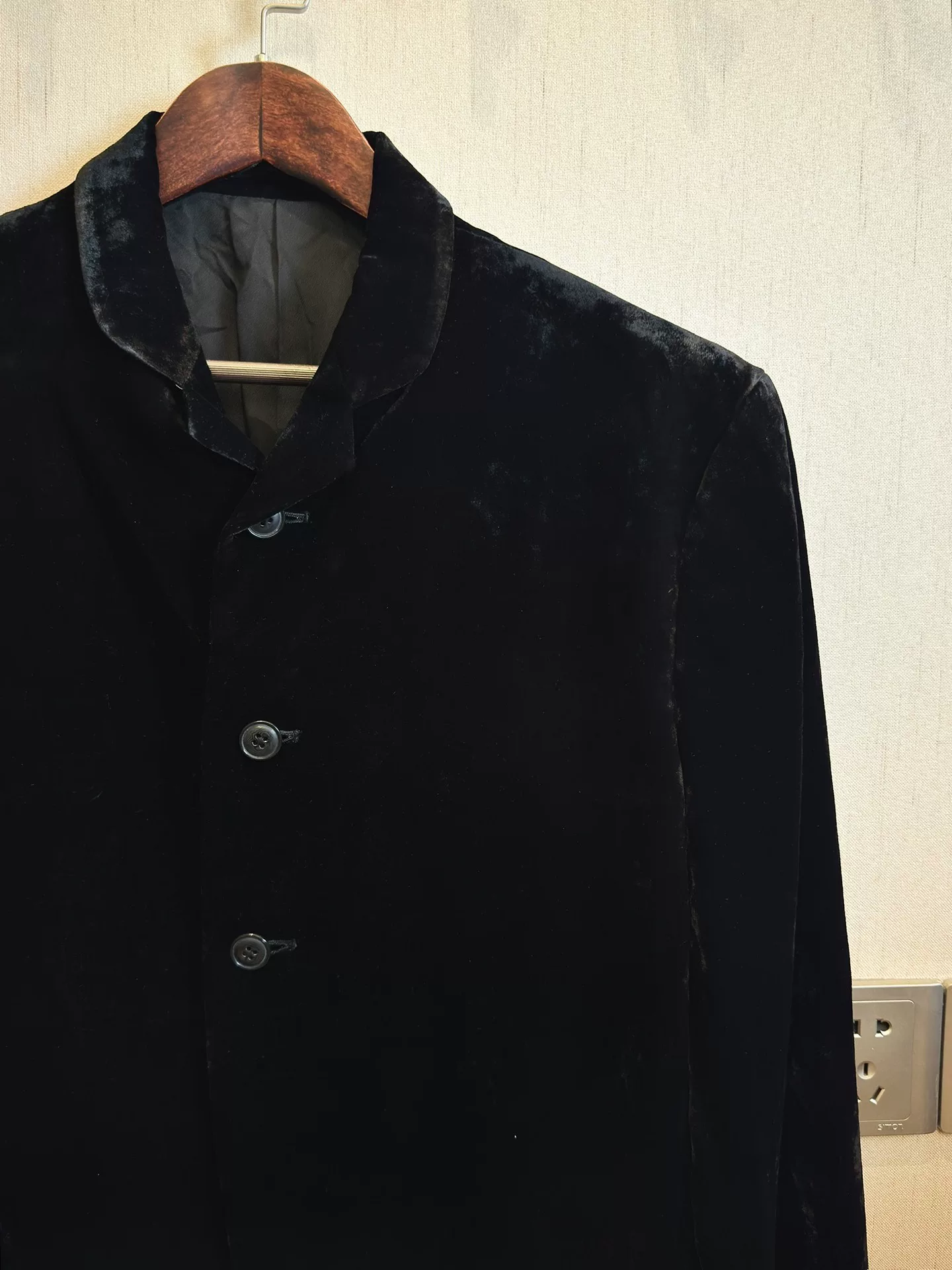 Yohji Yamamoto 94AW Velvet Coat — front