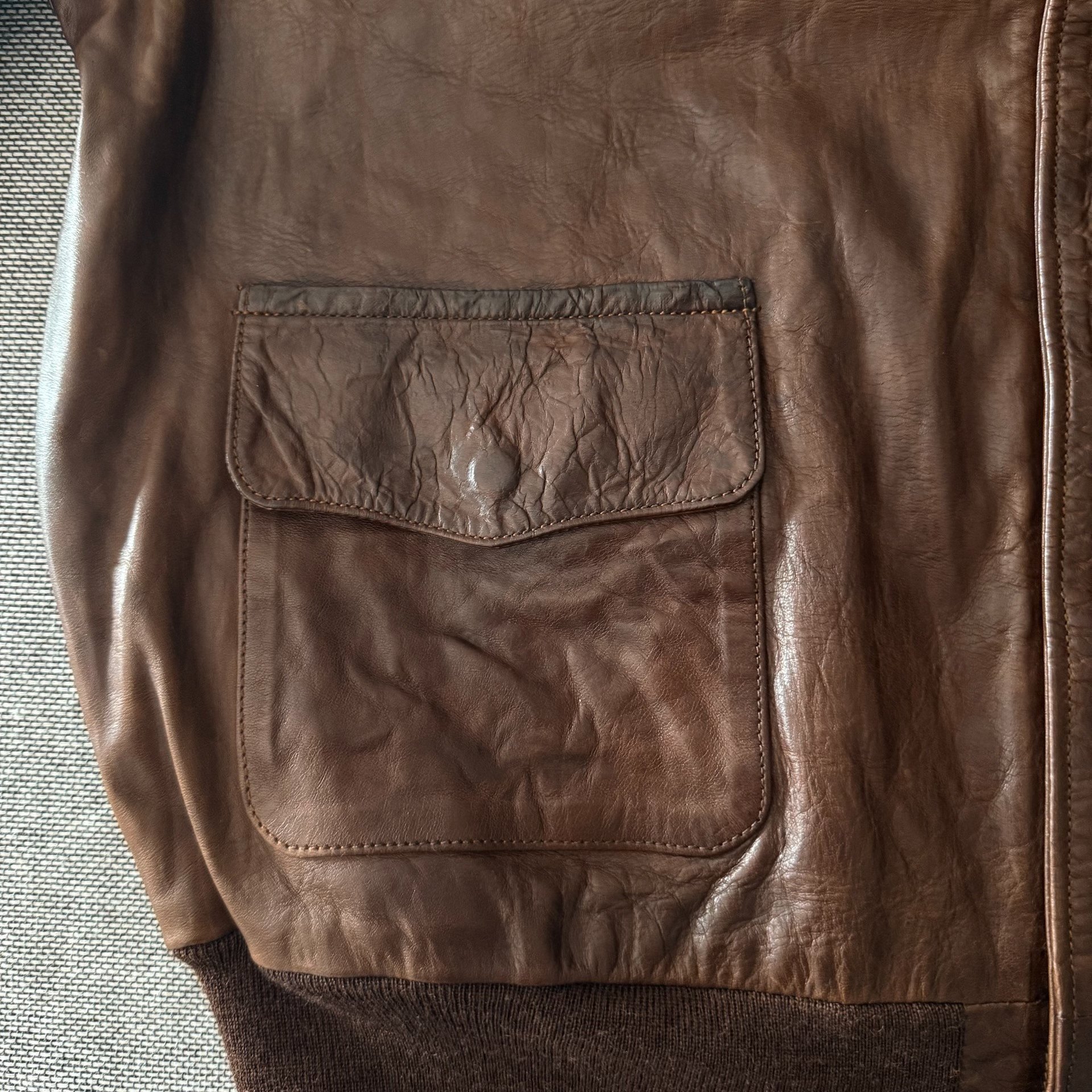Eastman Vegan Horsehide A2 Jacket — back