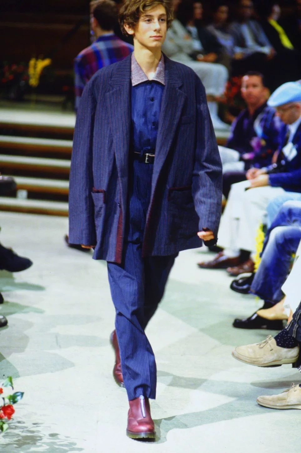 Yohji Yamamoto 96SS Pinstripe Jacket — front