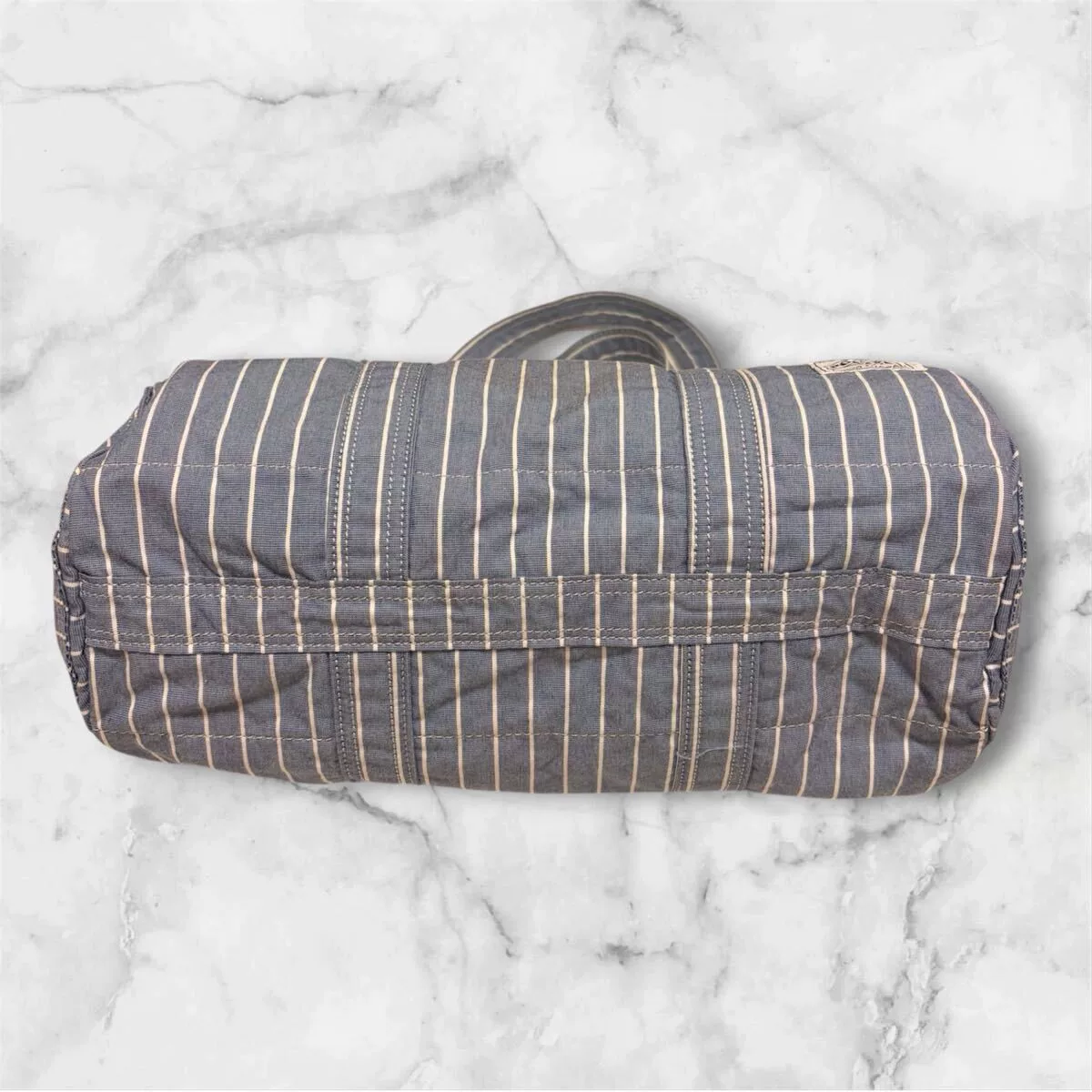 PORTER 70th Anniversary Stripe Mini Boston Bag — back