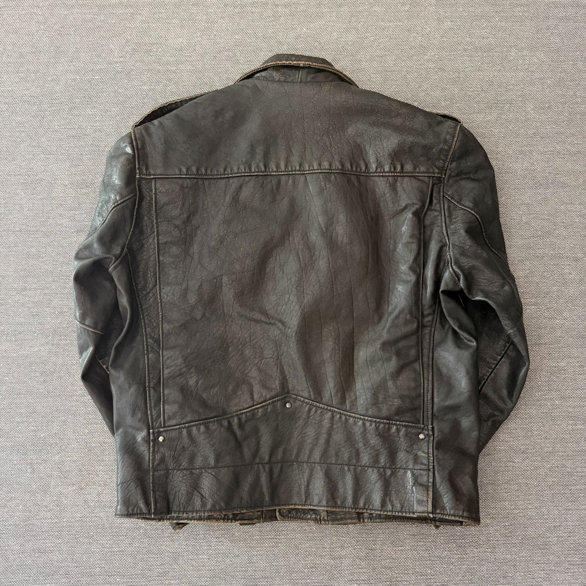 Levi's LVC 1950s Leather Moto Jacket — front