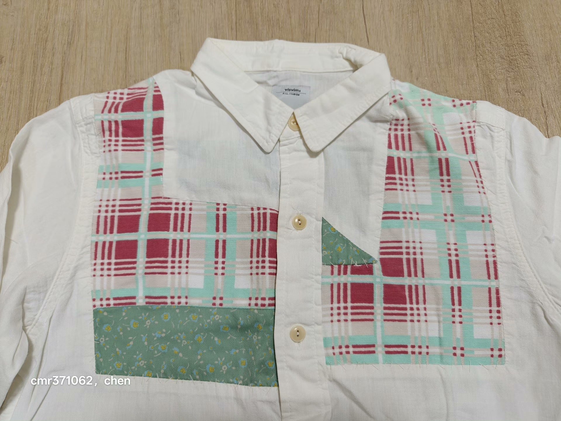 visvim 16ss Granger Chambray Shirt — front