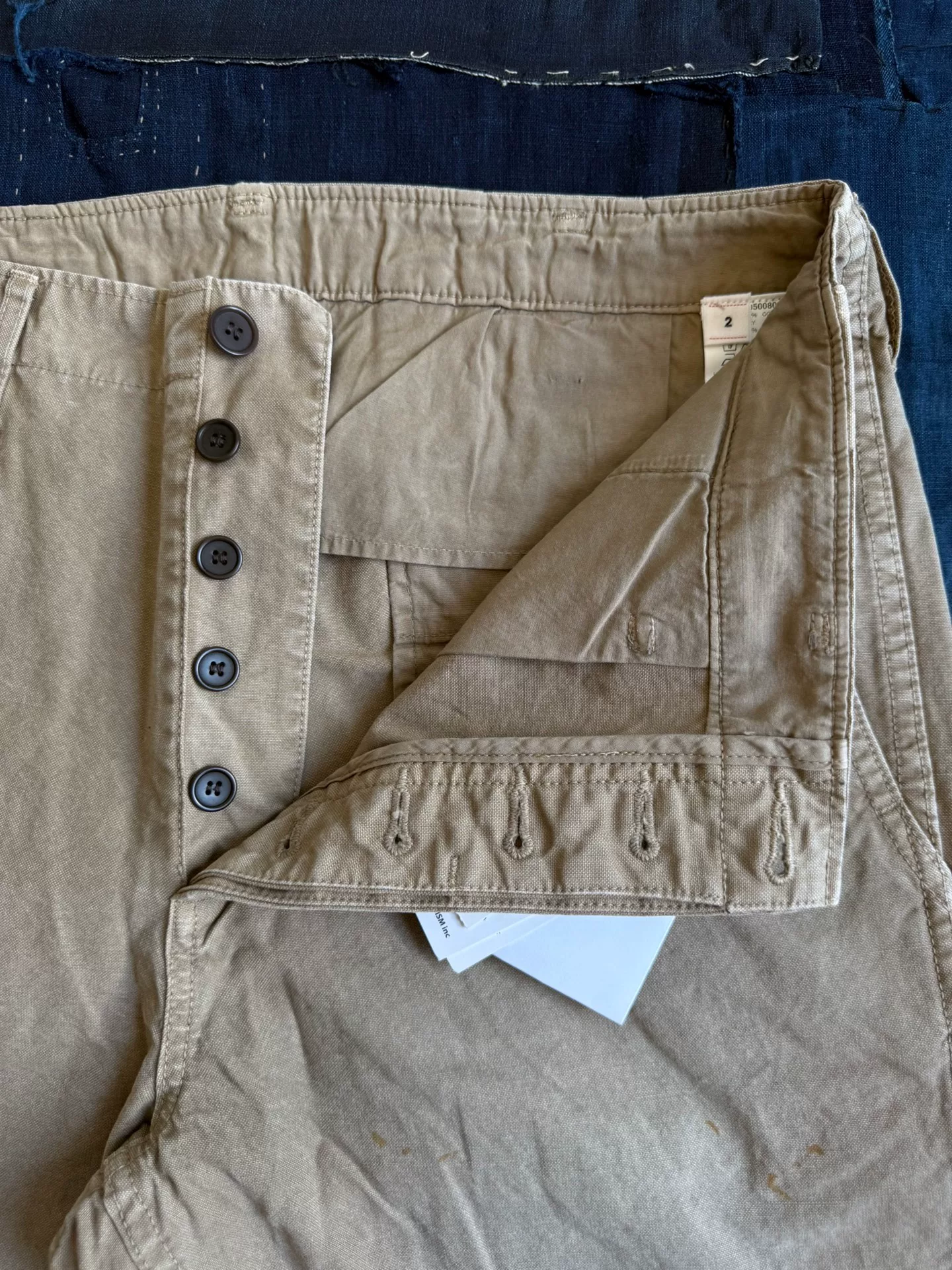 visvim 23SS Distressed Chino Shorts — back