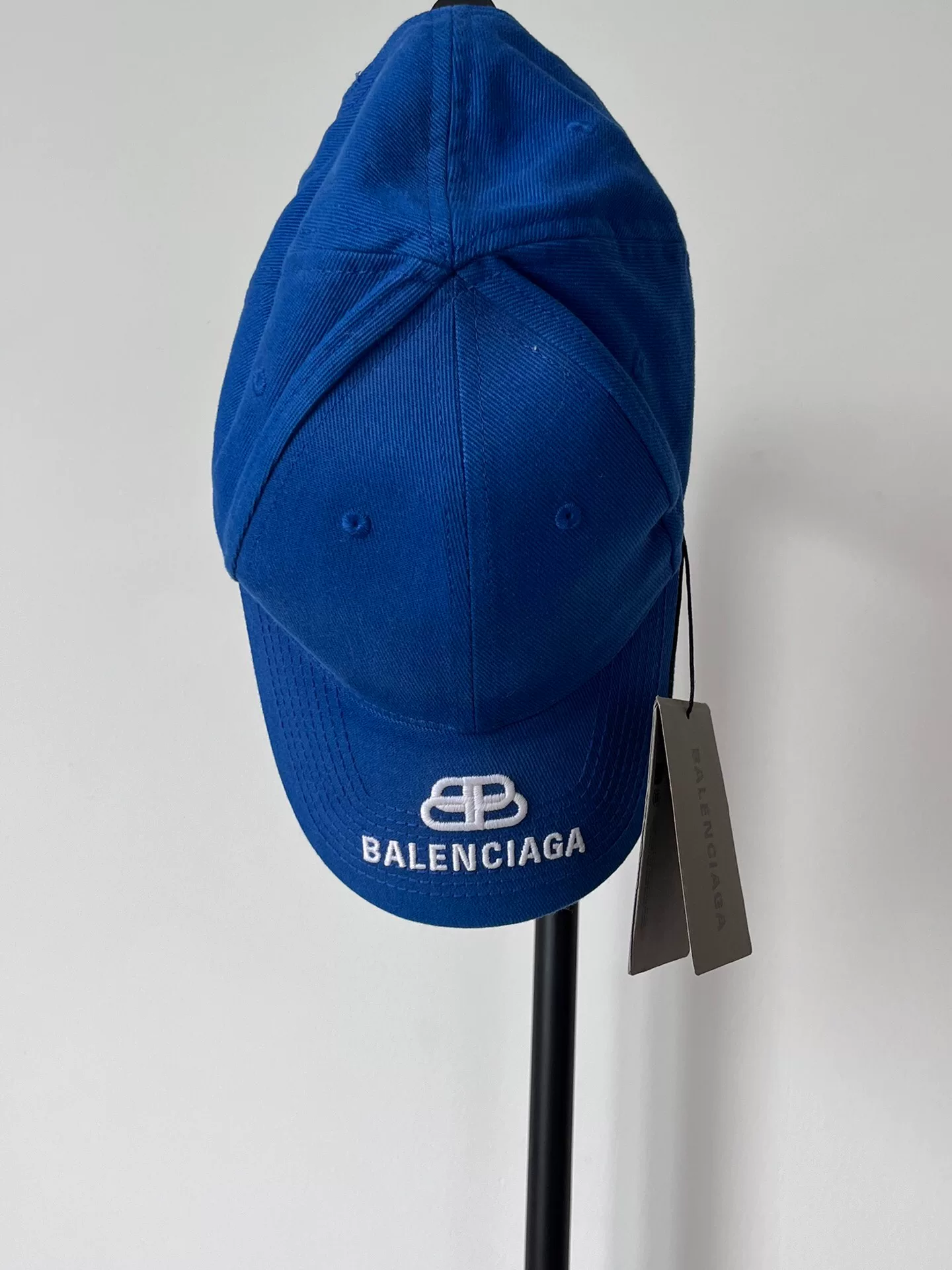 Balenciaga Logo Blue Baseball Cap