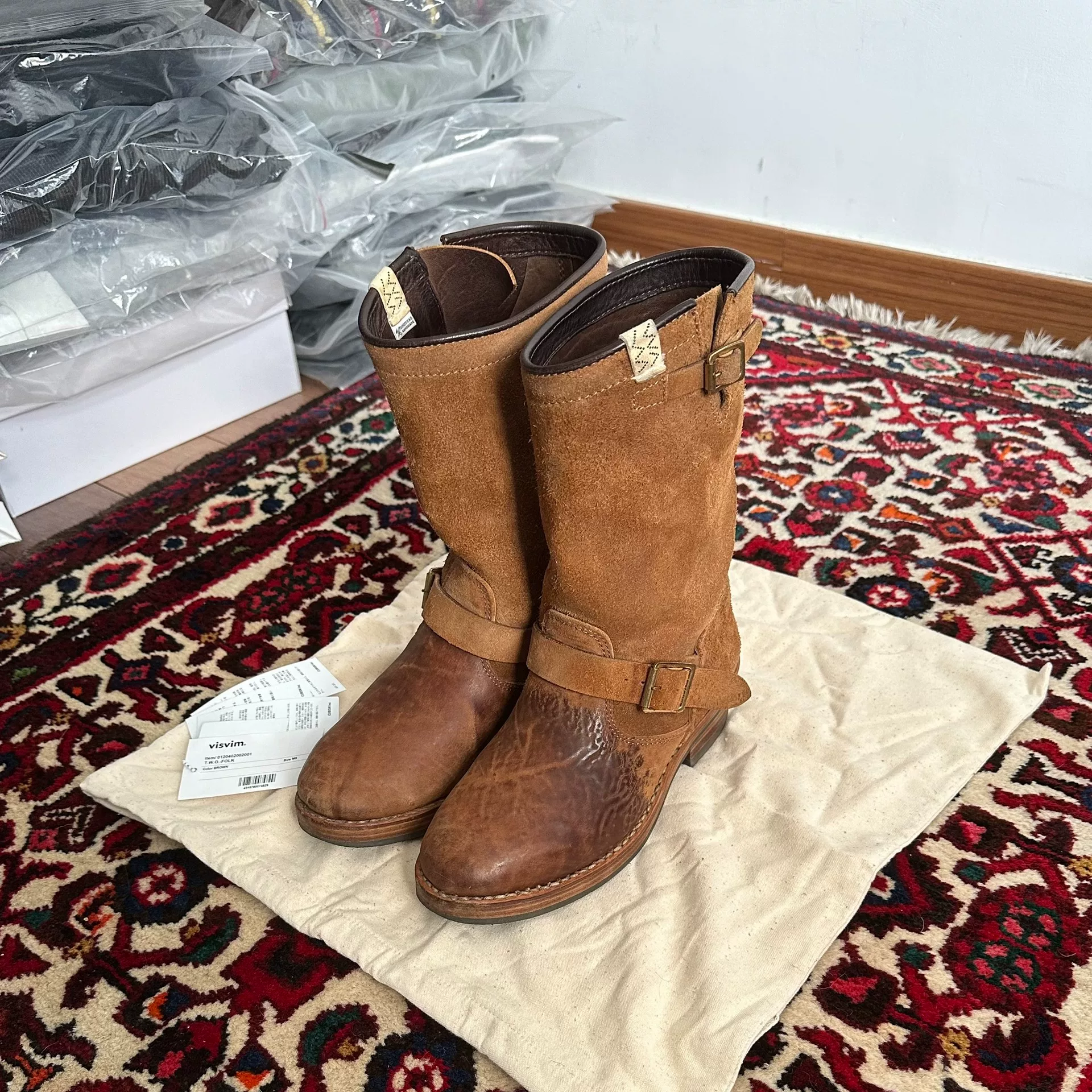 visvim 20AW t.w.o boots — front