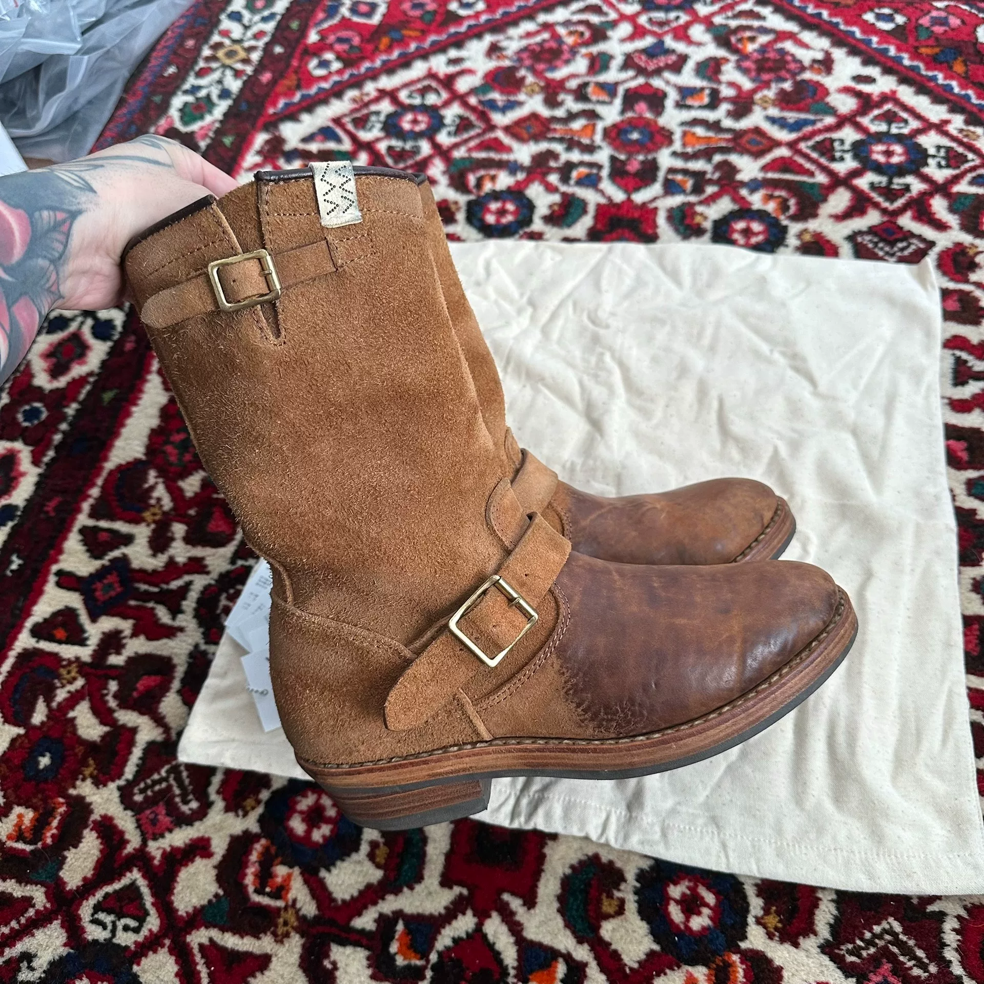 visvim 20AW t.w.o boots — detail