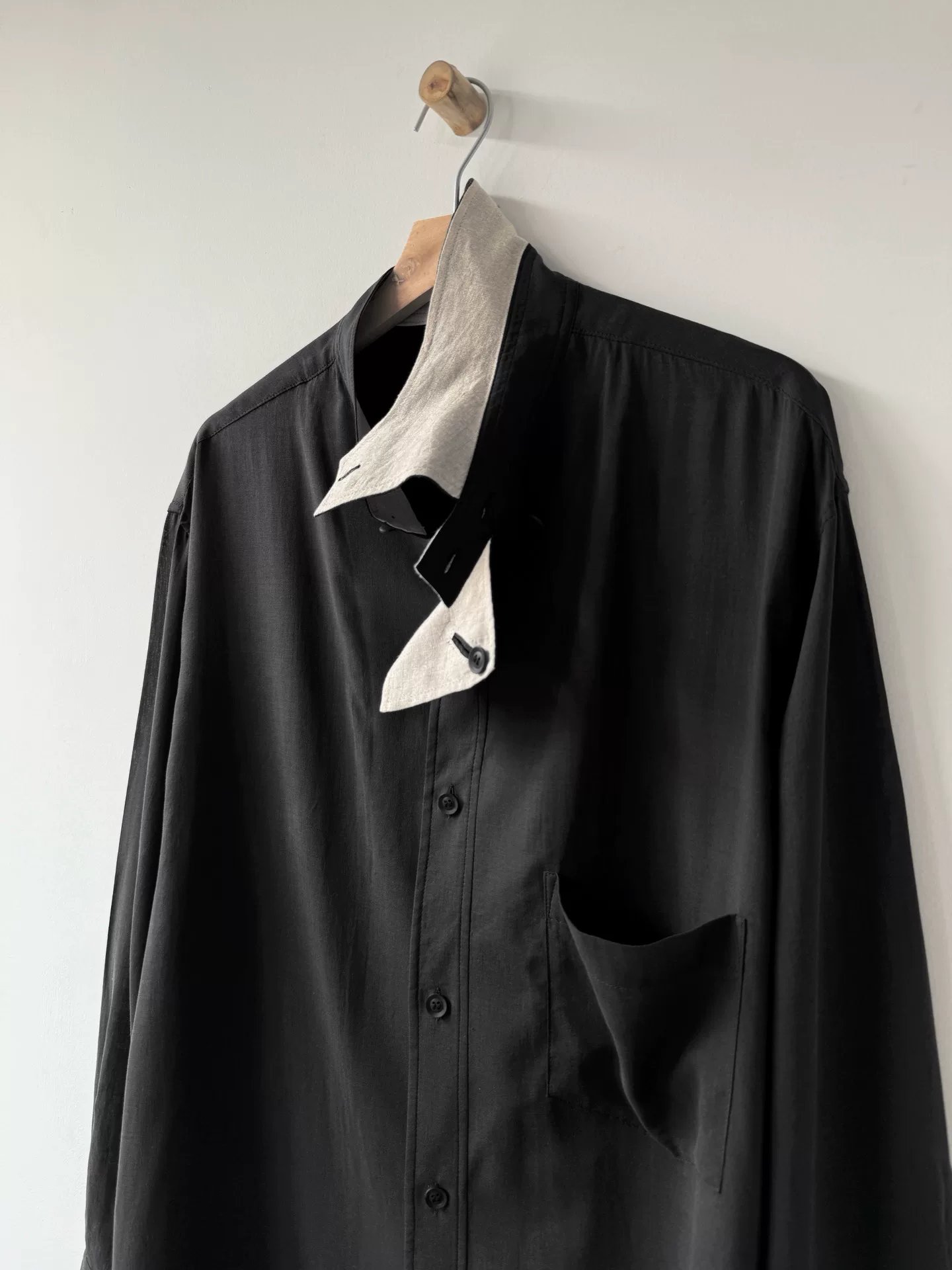 Yohji Yamamoto 2022SS Runway Shirt — label