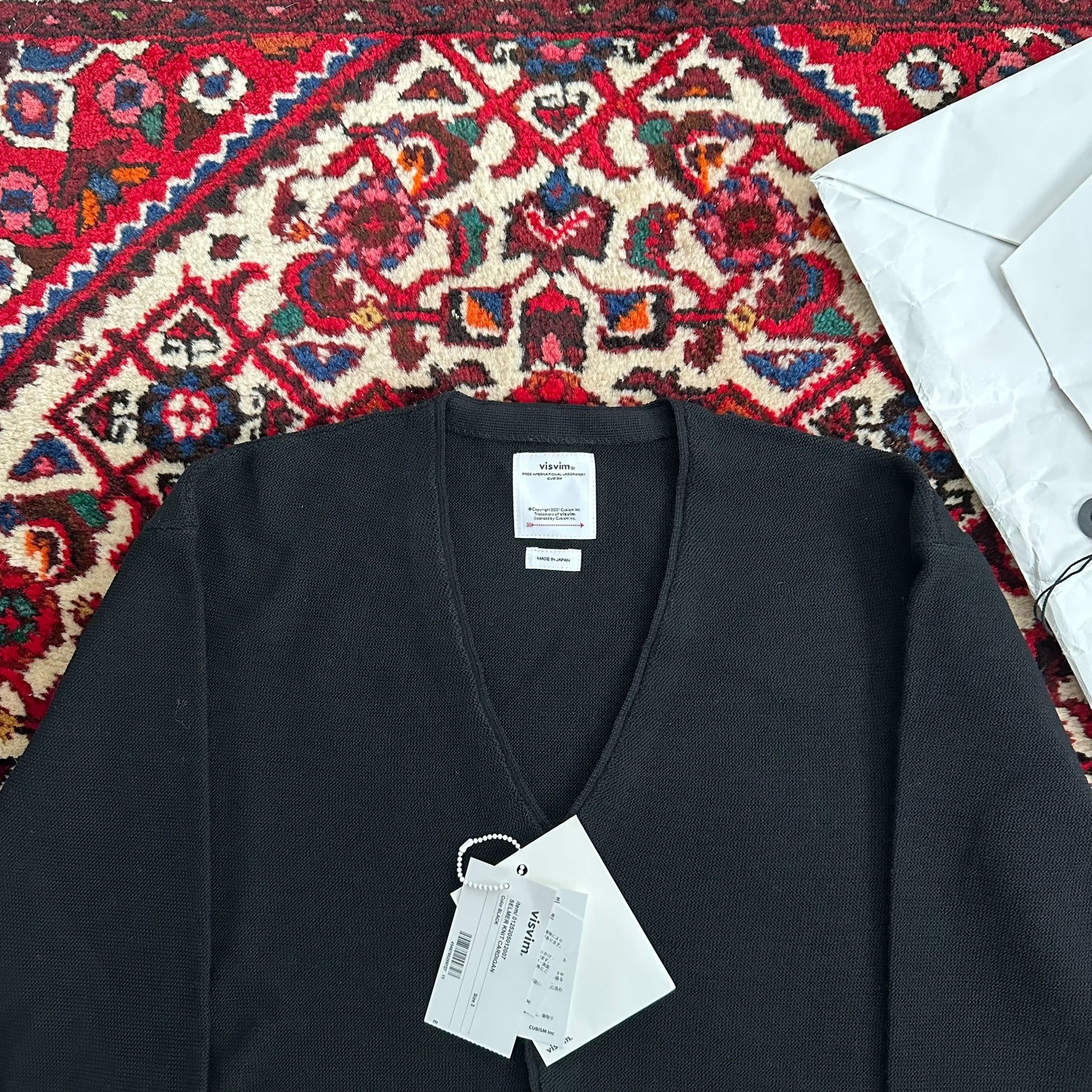 VISVIM 25AW SELMER KNIT CARDIGAN — detail