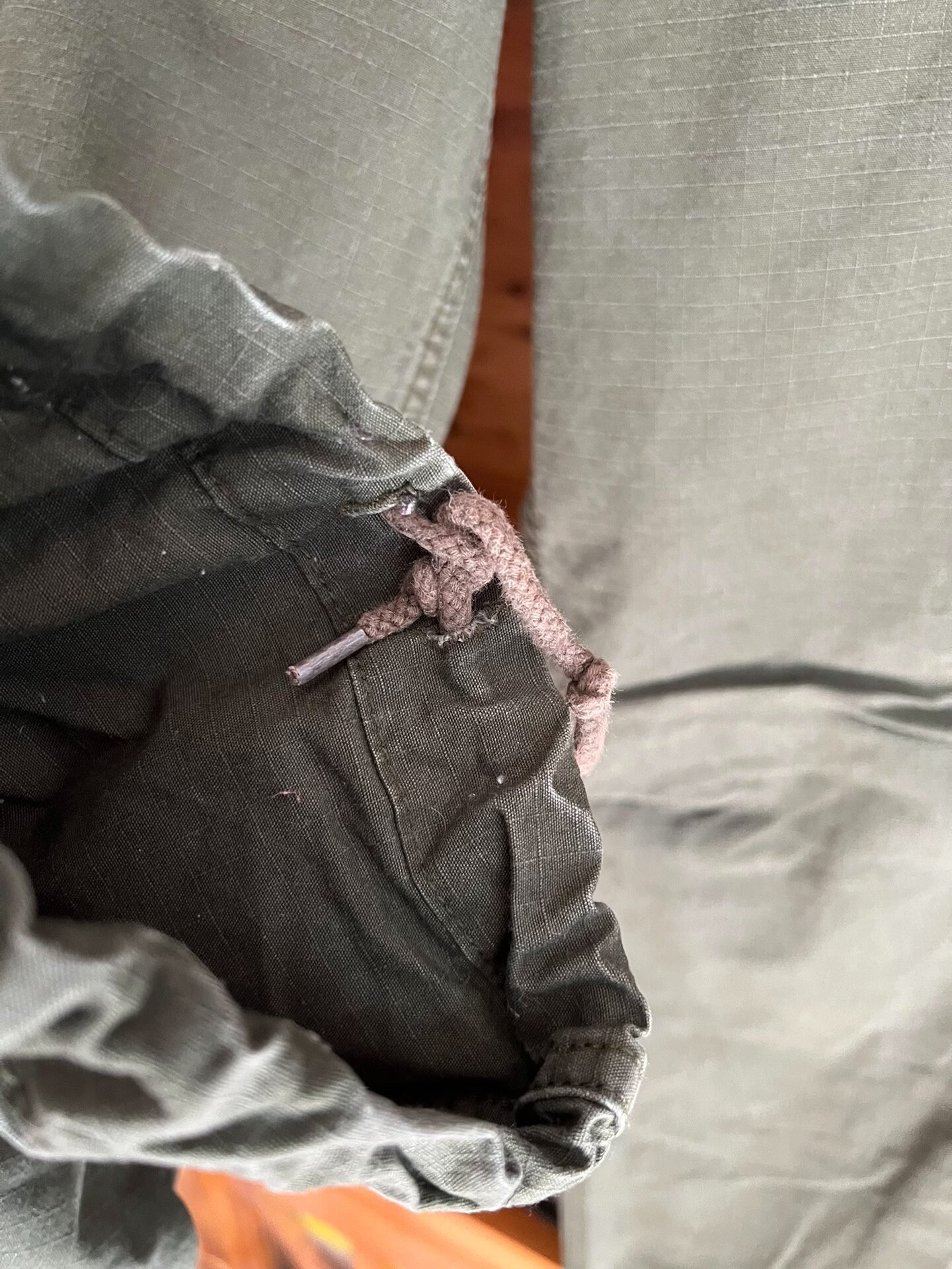 Japan Blue Jeans 1970s Military Cargo Pants — back