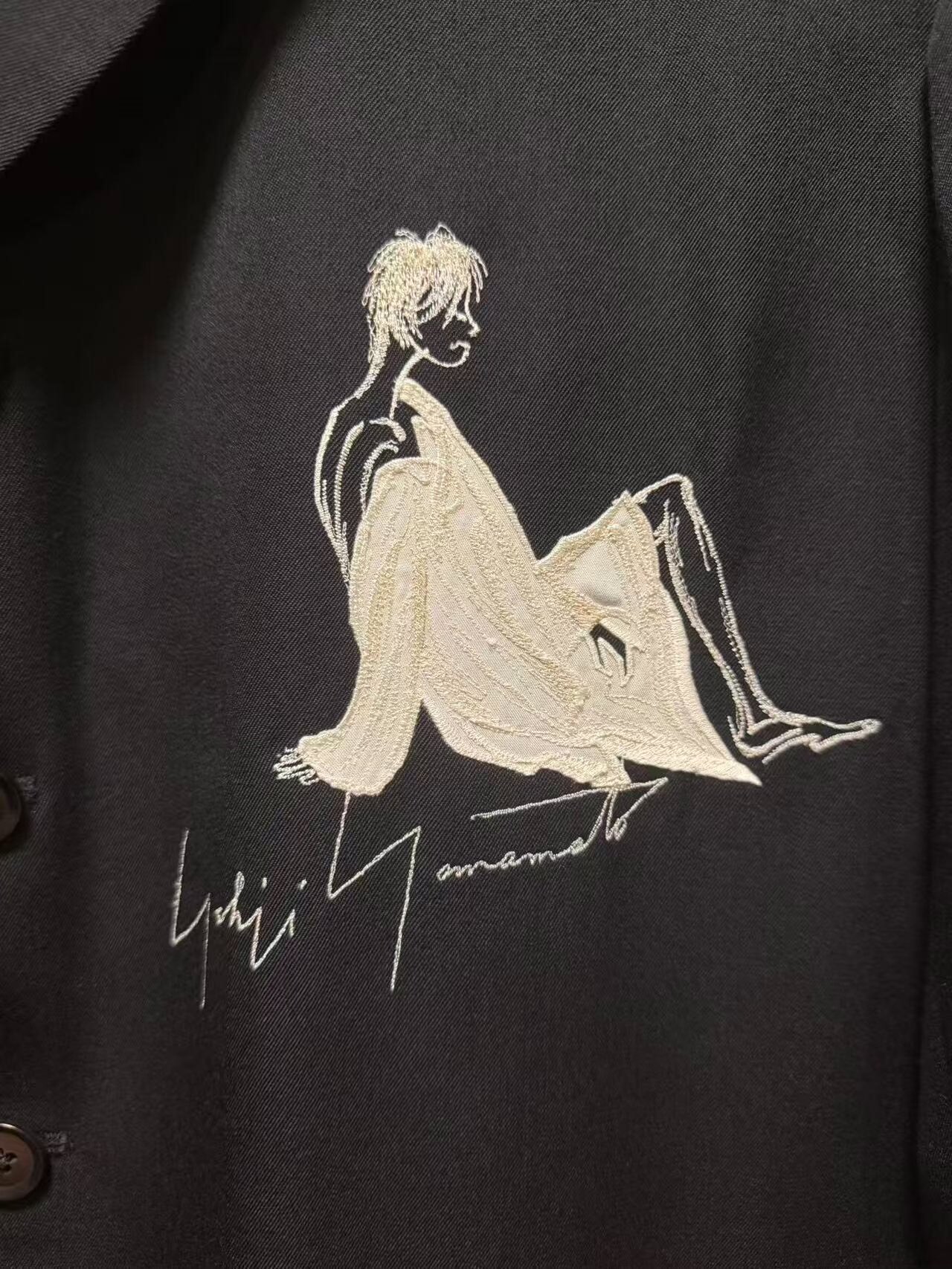 Yohji Yamamoto 02ss Dark Blazer — front