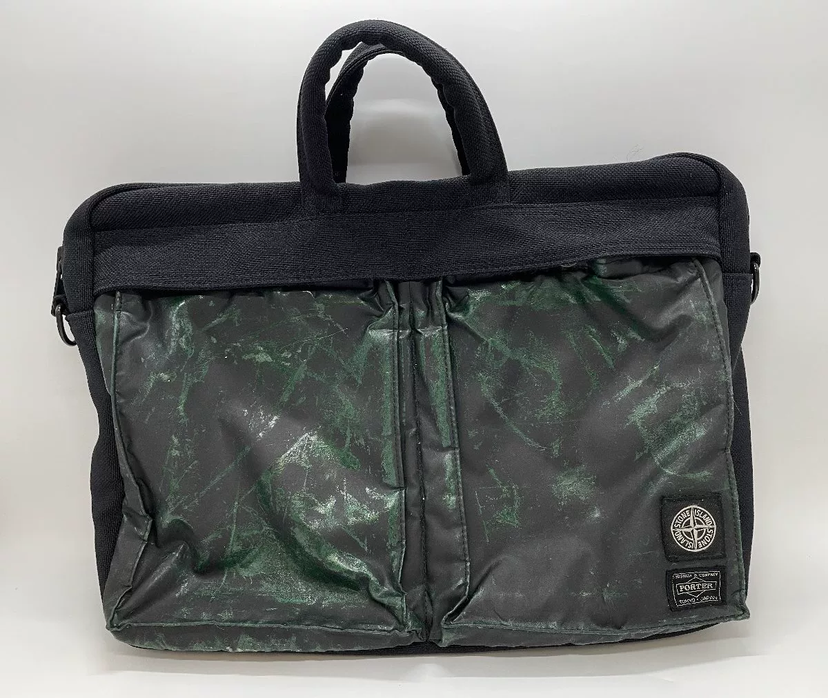 SONE ISLAND × PORTER Marbled Handbag