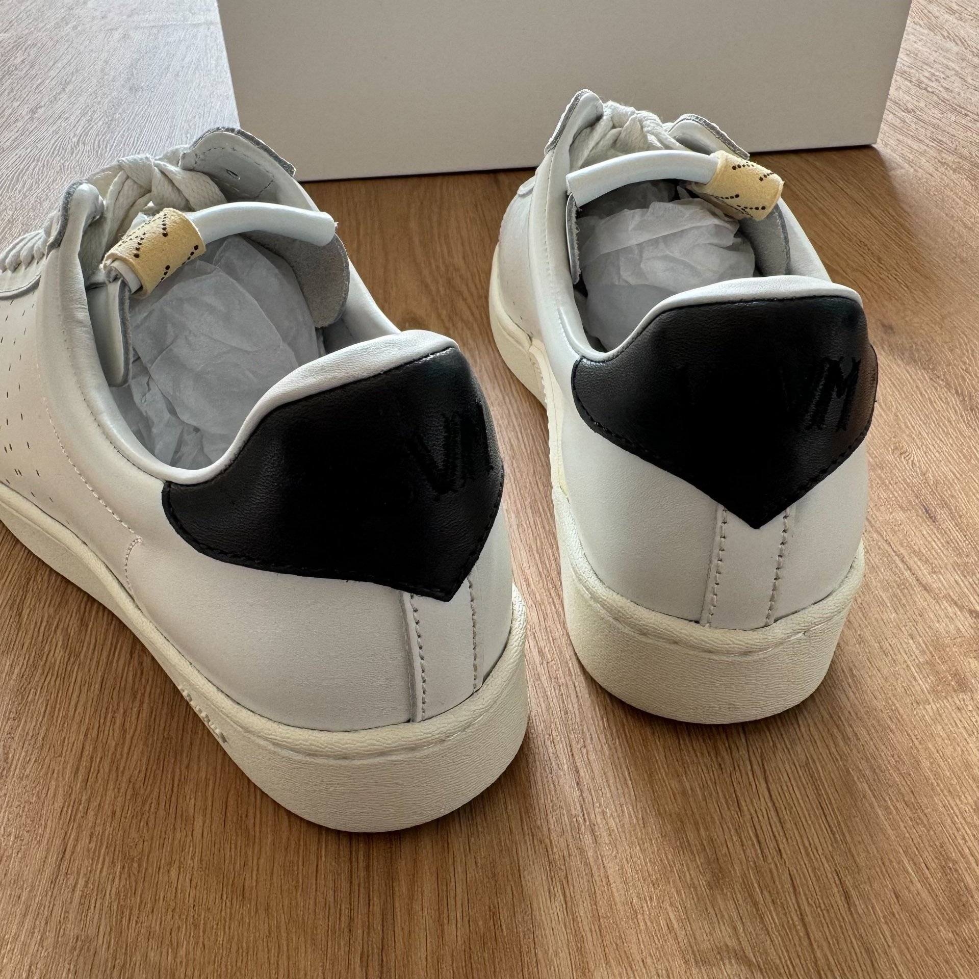 Visvim 23AW Corda Folk Trainers — label