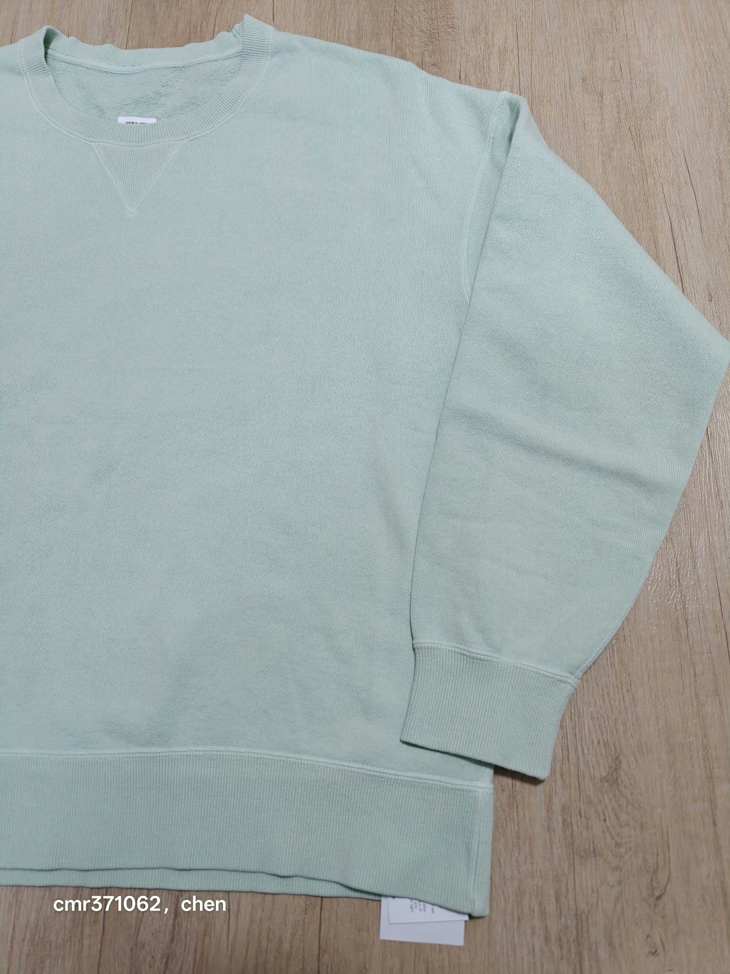 visvim 26ss Jumbo SB Sweat L/S DMGD — detail