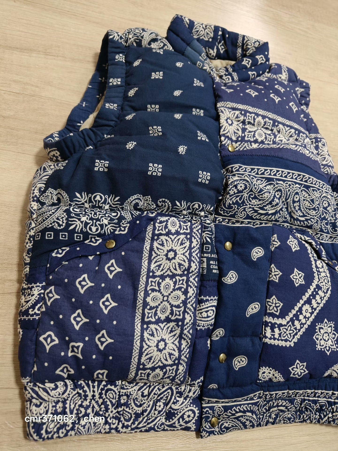 visvim 17AW ICT Insulator Bandana Vest — front