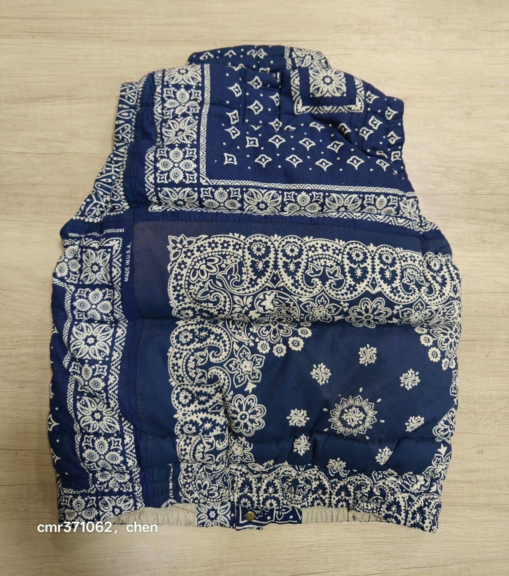 visvim 17AW ICT Insulator Bandana Vest — label