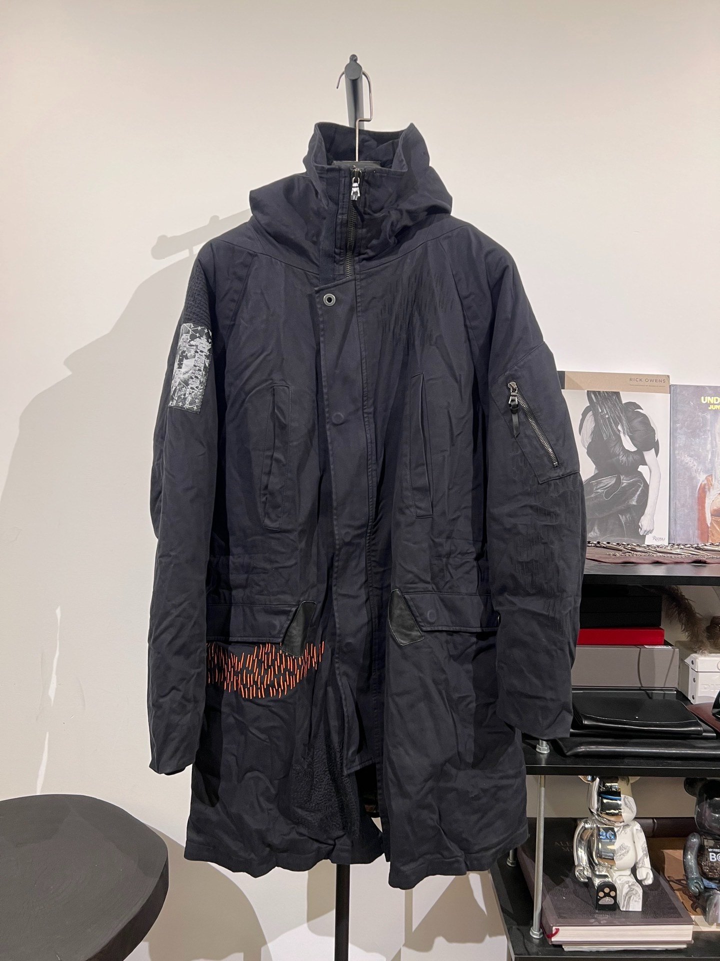 Boris Bidjan Saberi 11by bbs J4 Padded Coat — front