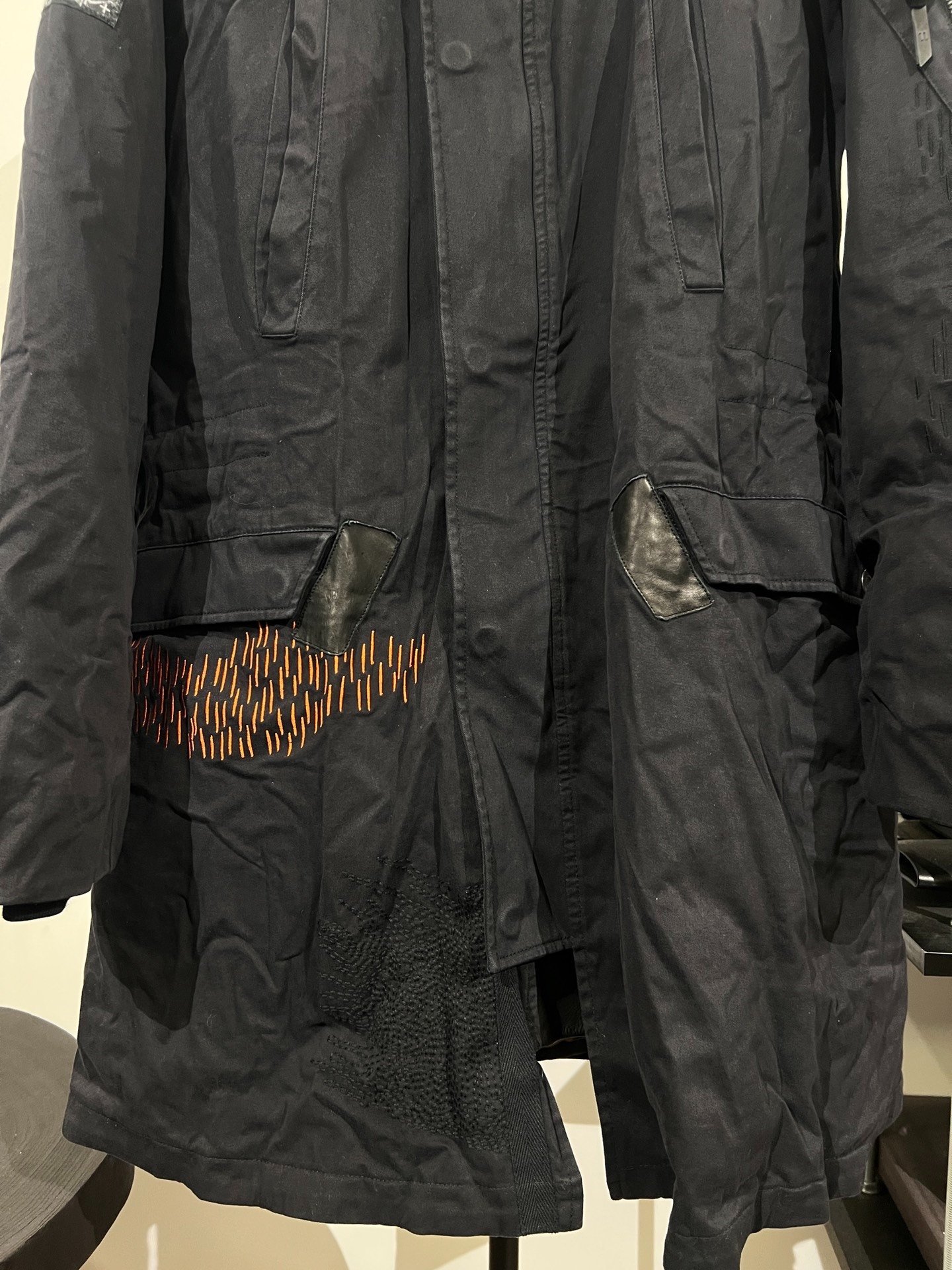 Boris Bidjan Saberi 11by bbs J4 Padded Coat — back