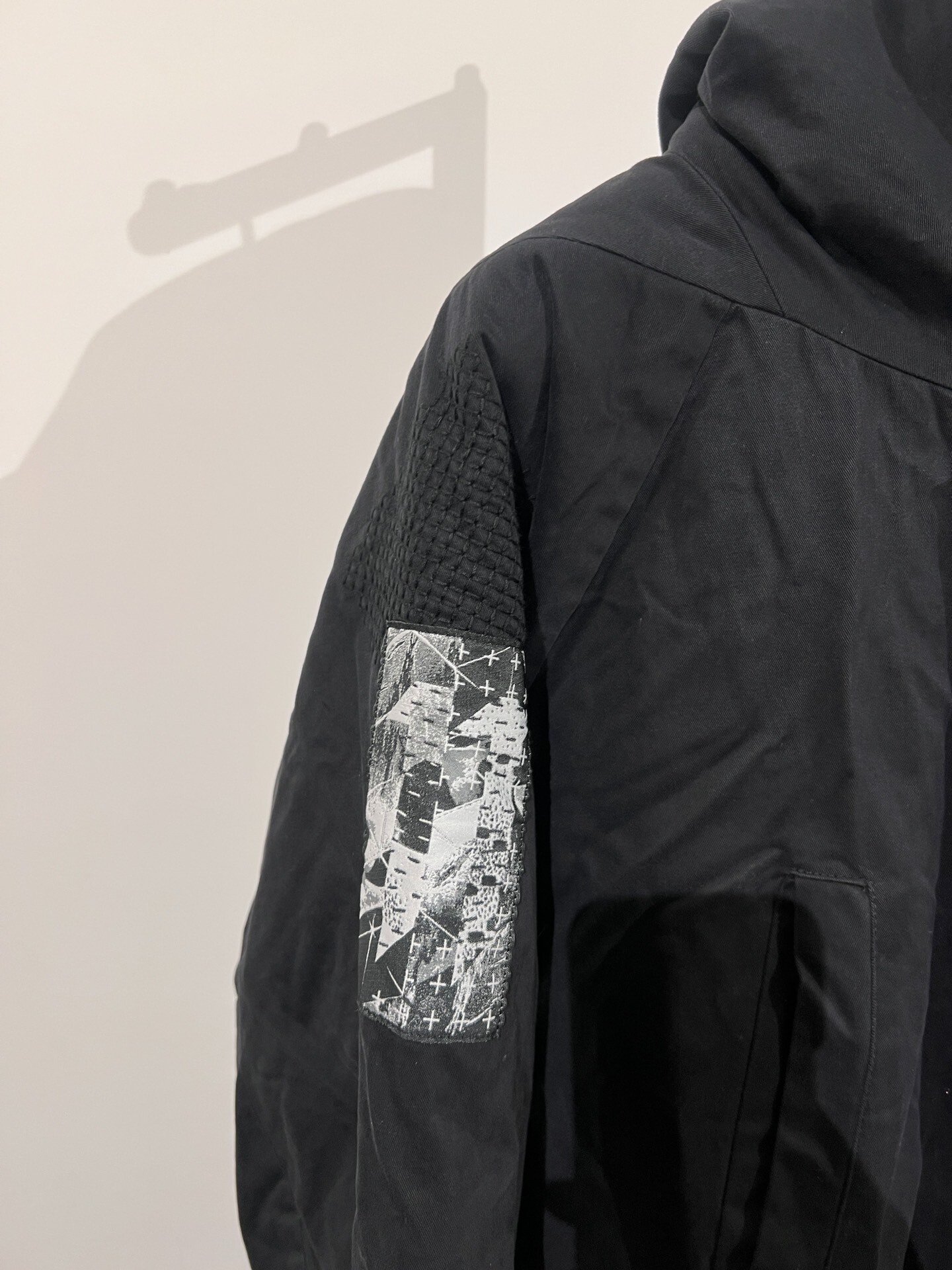 Boris Bidjan Saberi 11by bbs J4 Padded Coat — label