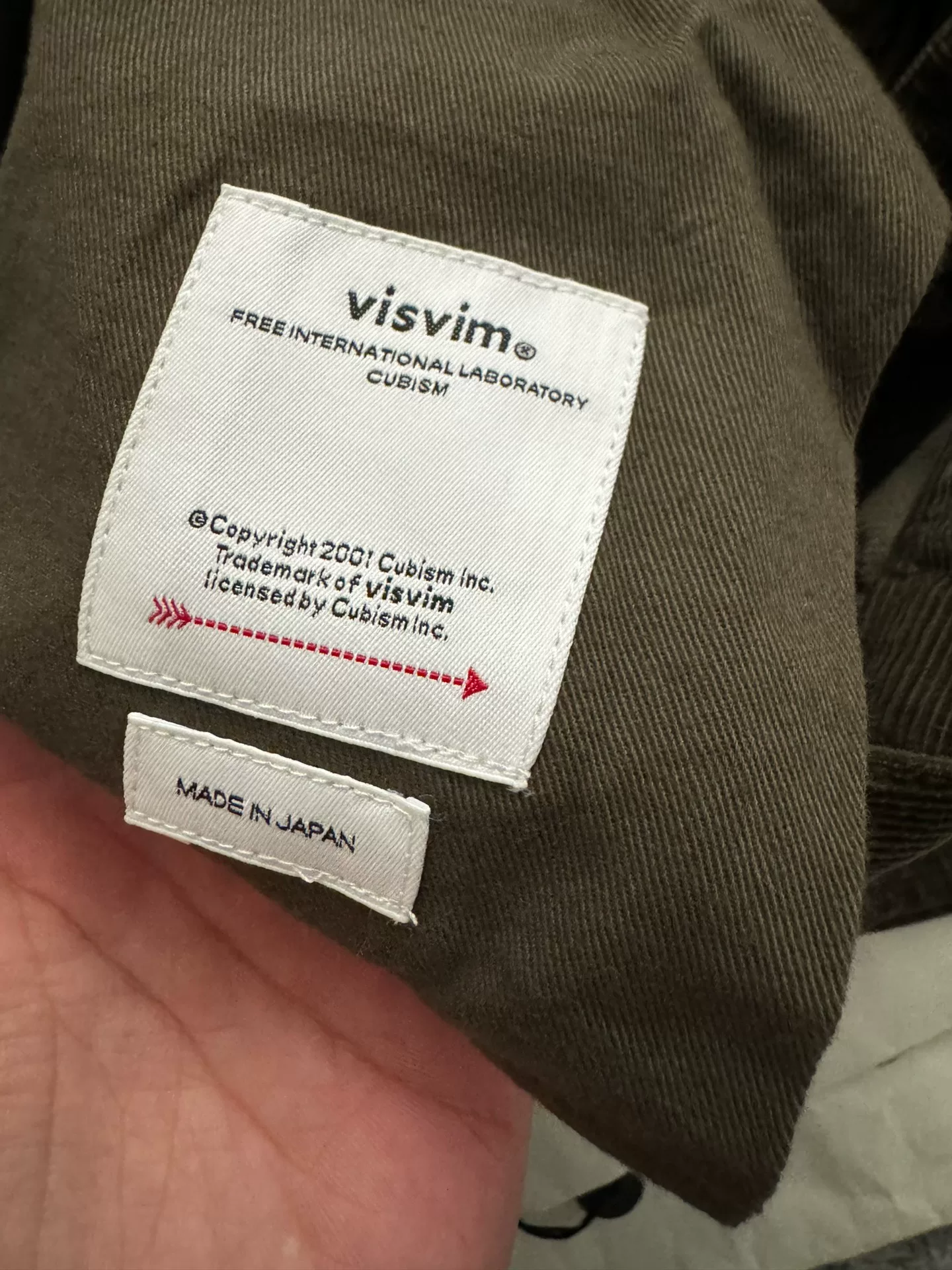 VISVIM 24AW FLUXUS 19 CORDUROY PANTS — detail
