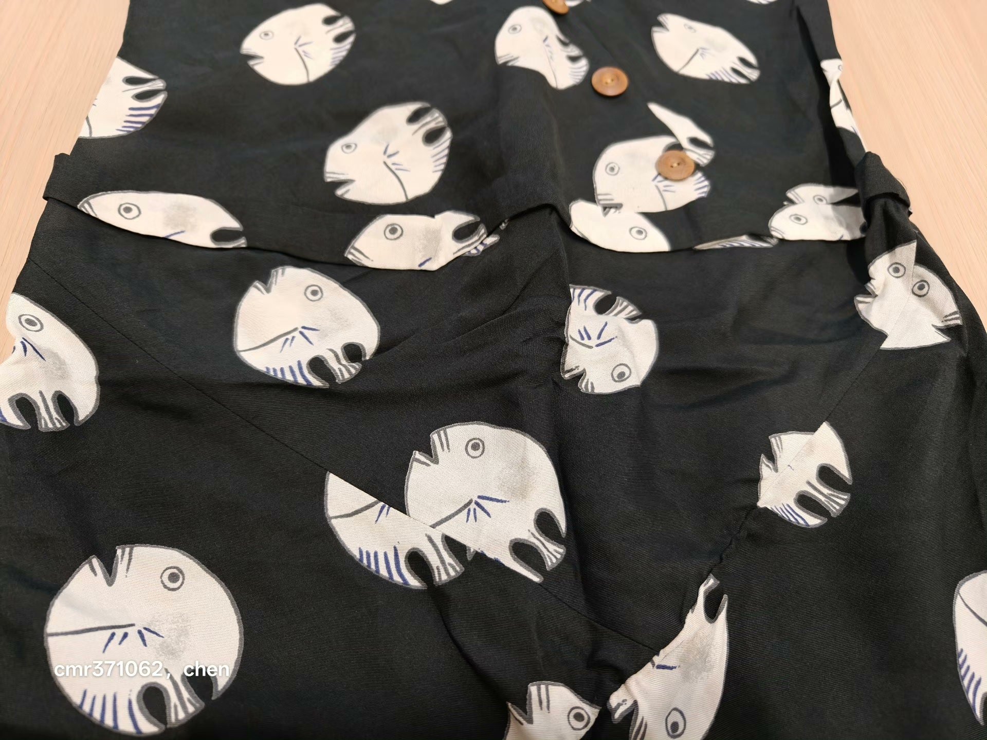 visvim 18SS Dinner Dress Fishys — detail
