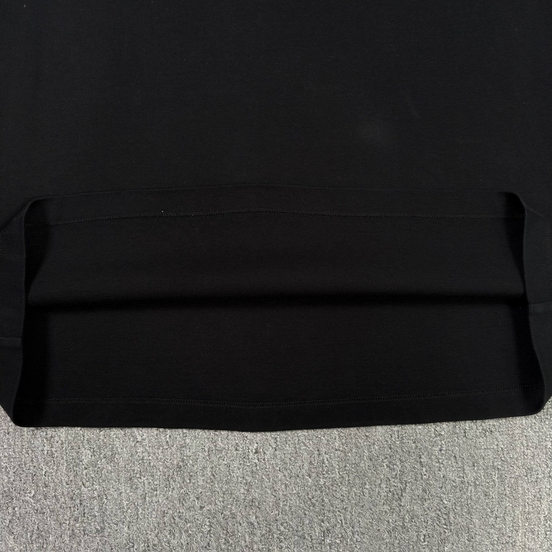 Prada Black Short-Sleeve Chest Logo Shirt — label