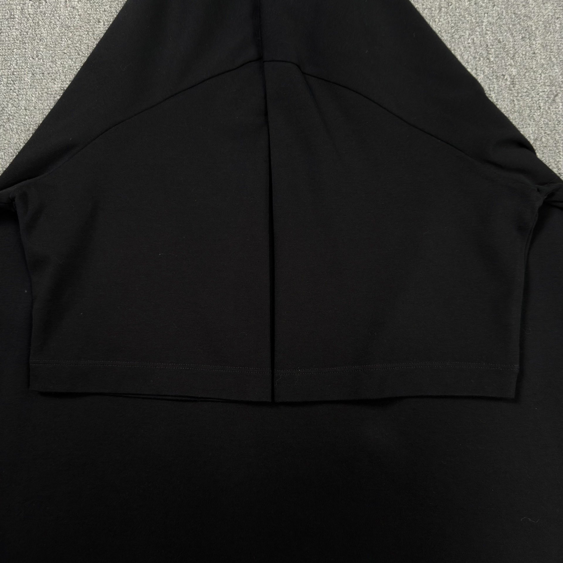 Prada Black Short-Sleeve Chest Logo Shirt — back