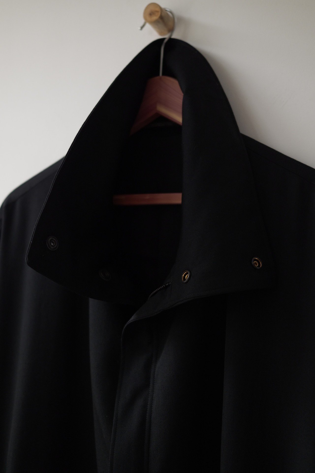Yohji Yamamoto 25AW Black Robe Coat — back