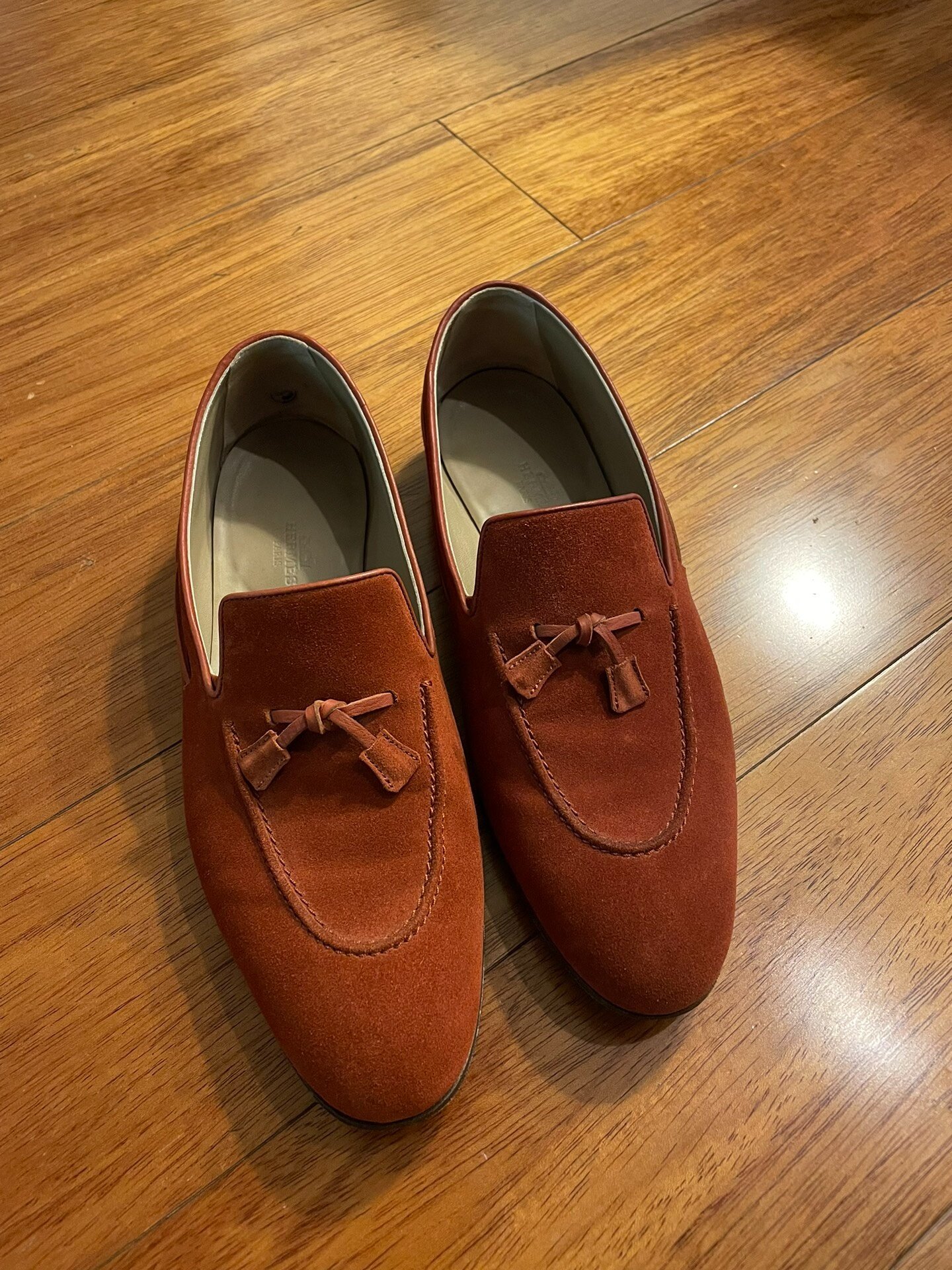 Hermes Men's Suede Loafer