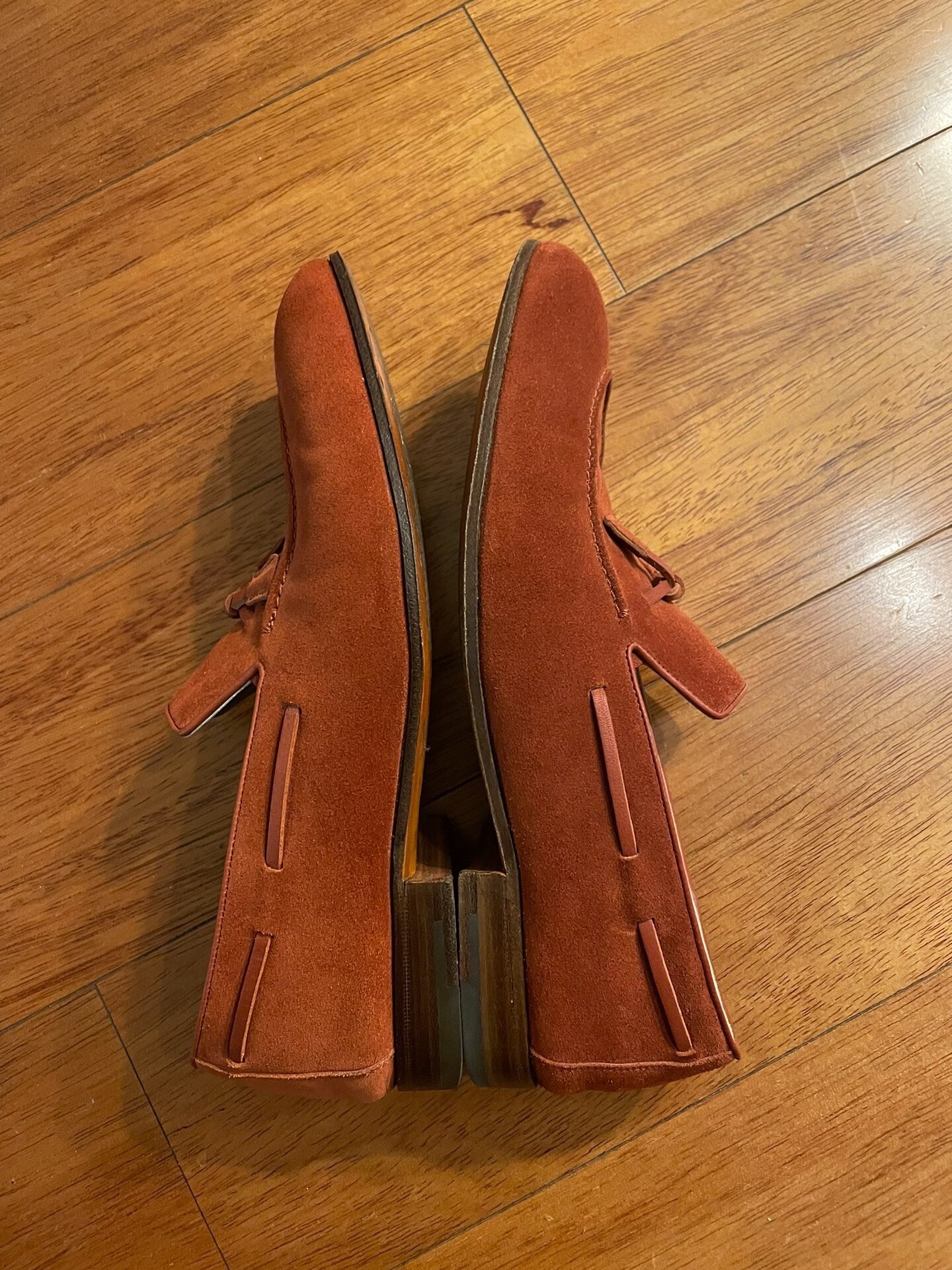 Hermes Men's Suede Loafer — front