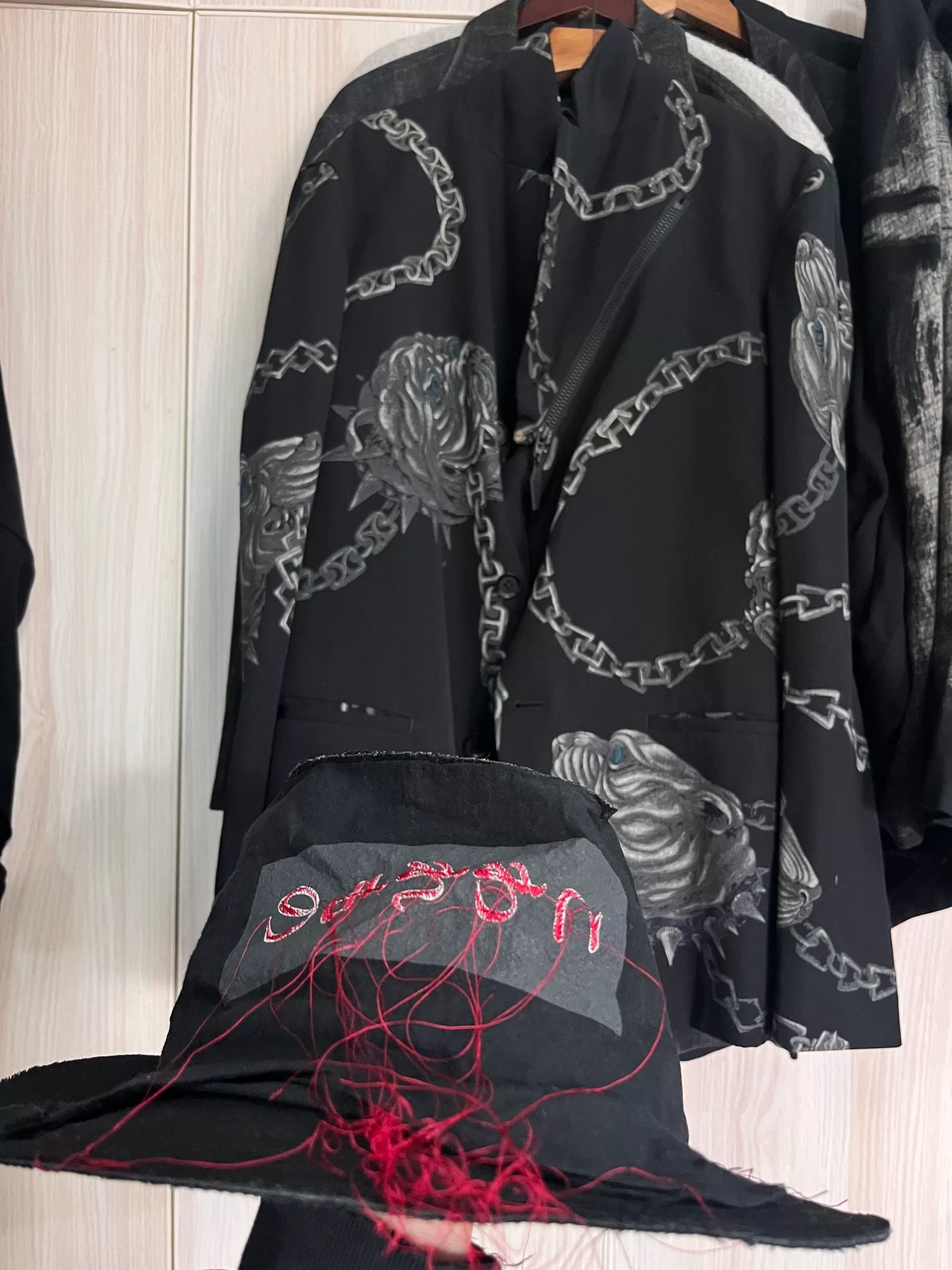 Yohji Yamamoto 21SS Floating Thread Hat — detail
