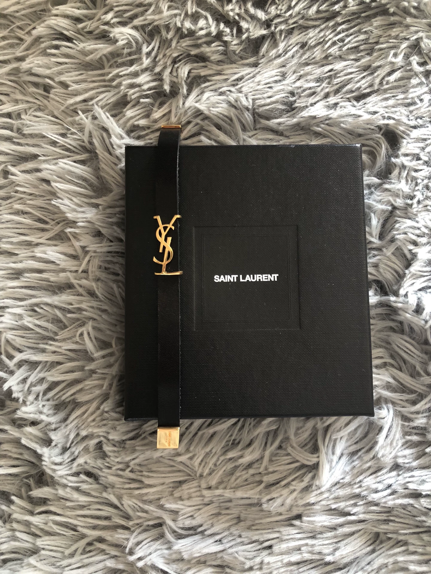 Saint Laurent Gold YSL Logo Bracelet