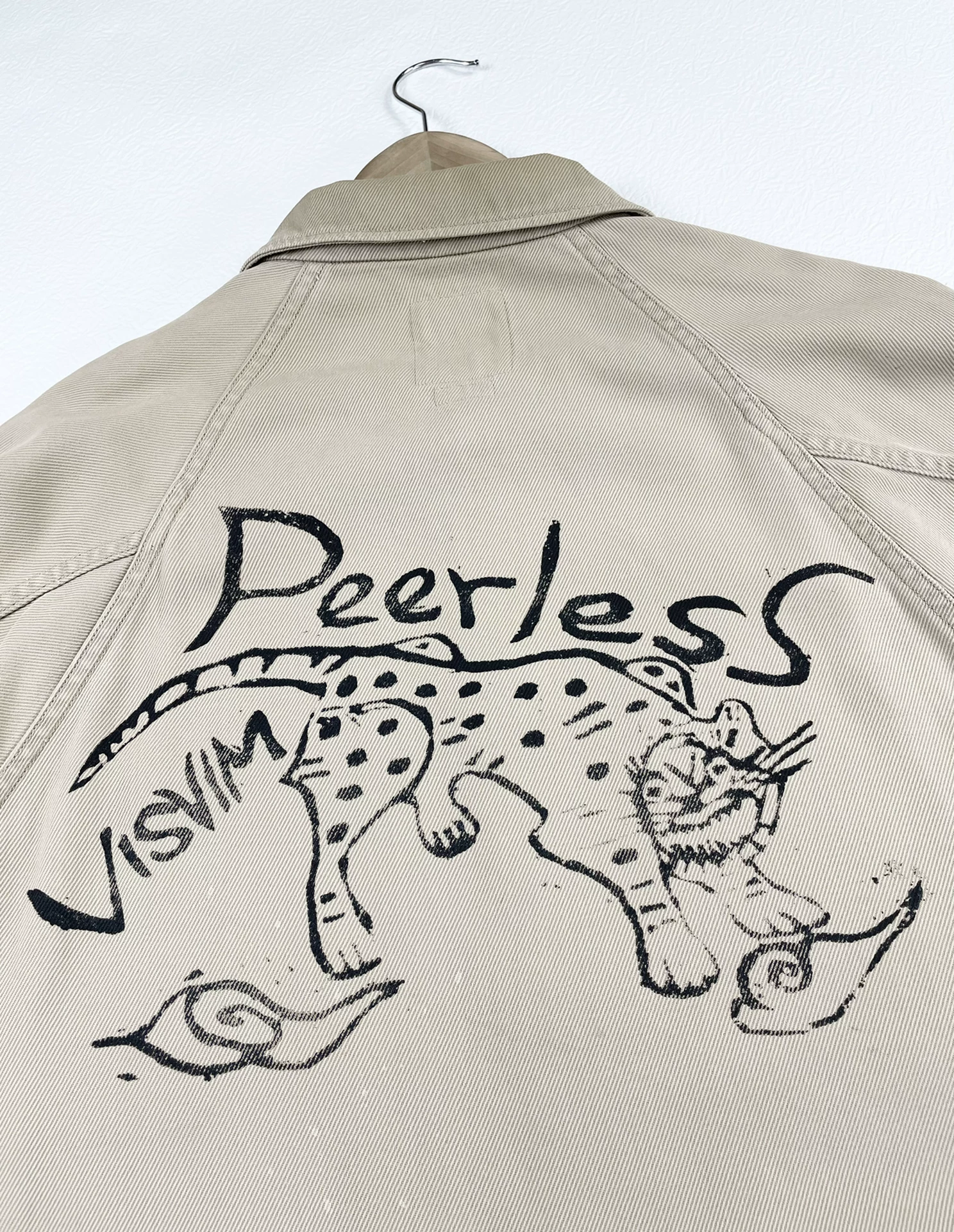 Visvim Potomac Coverall Hand-Painted Tiger — detail
