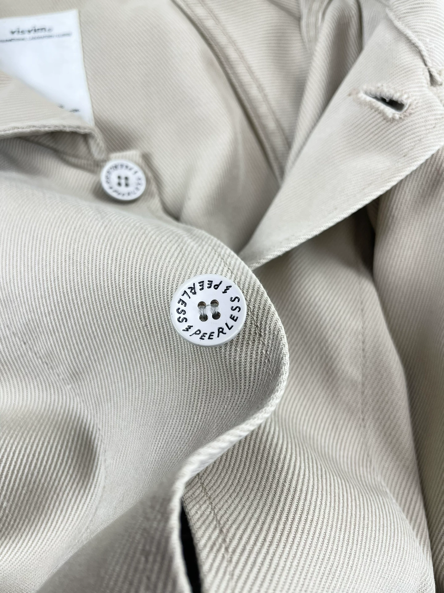 Visvim Potomac Coverall Hand-Painted Tiger — label
