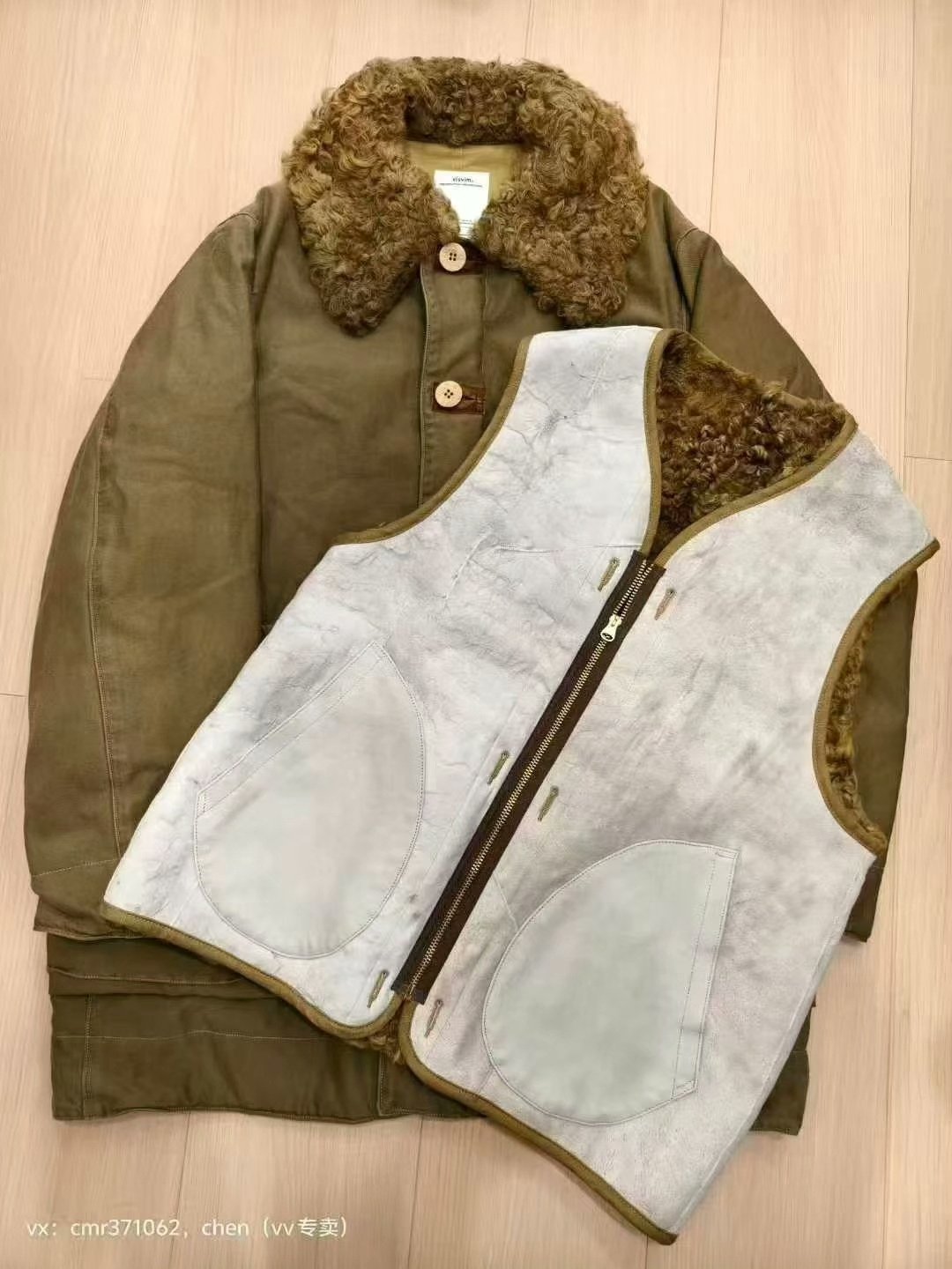 VISVIM 24AW WINFIELD COAT — label