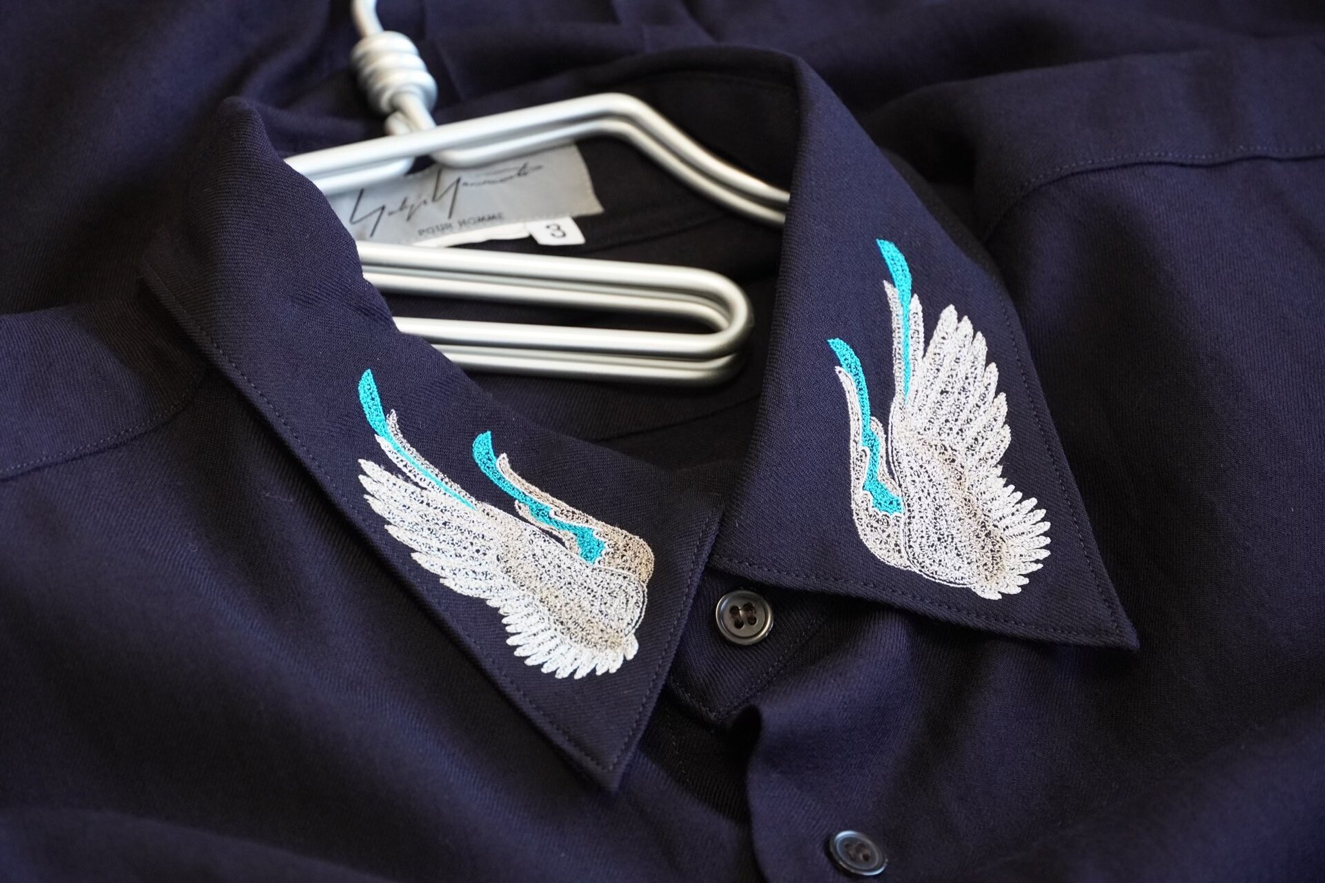 Yohji Yamamoto 02AW Wing Embroidery Shirt
