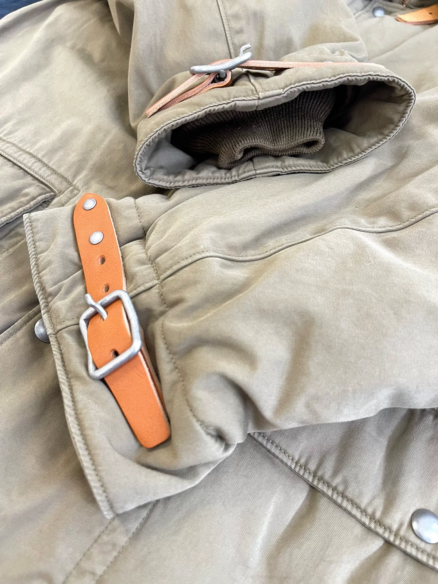 VISVIM 24AW Khaki Kite Coat — back