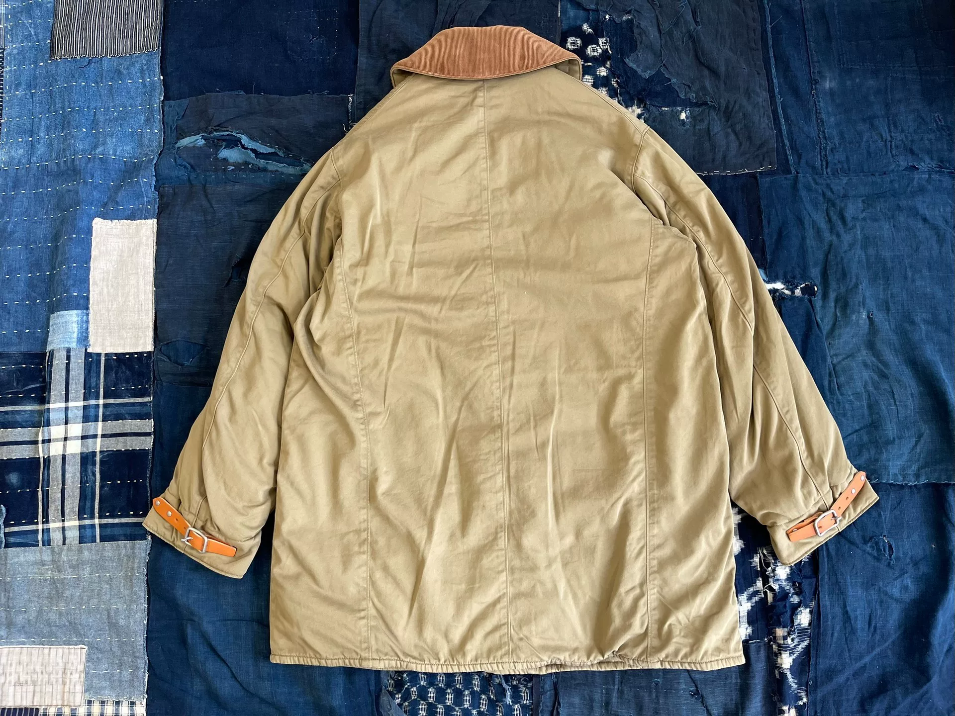 VISVIM 24AW Khaki Kite Coat — detail