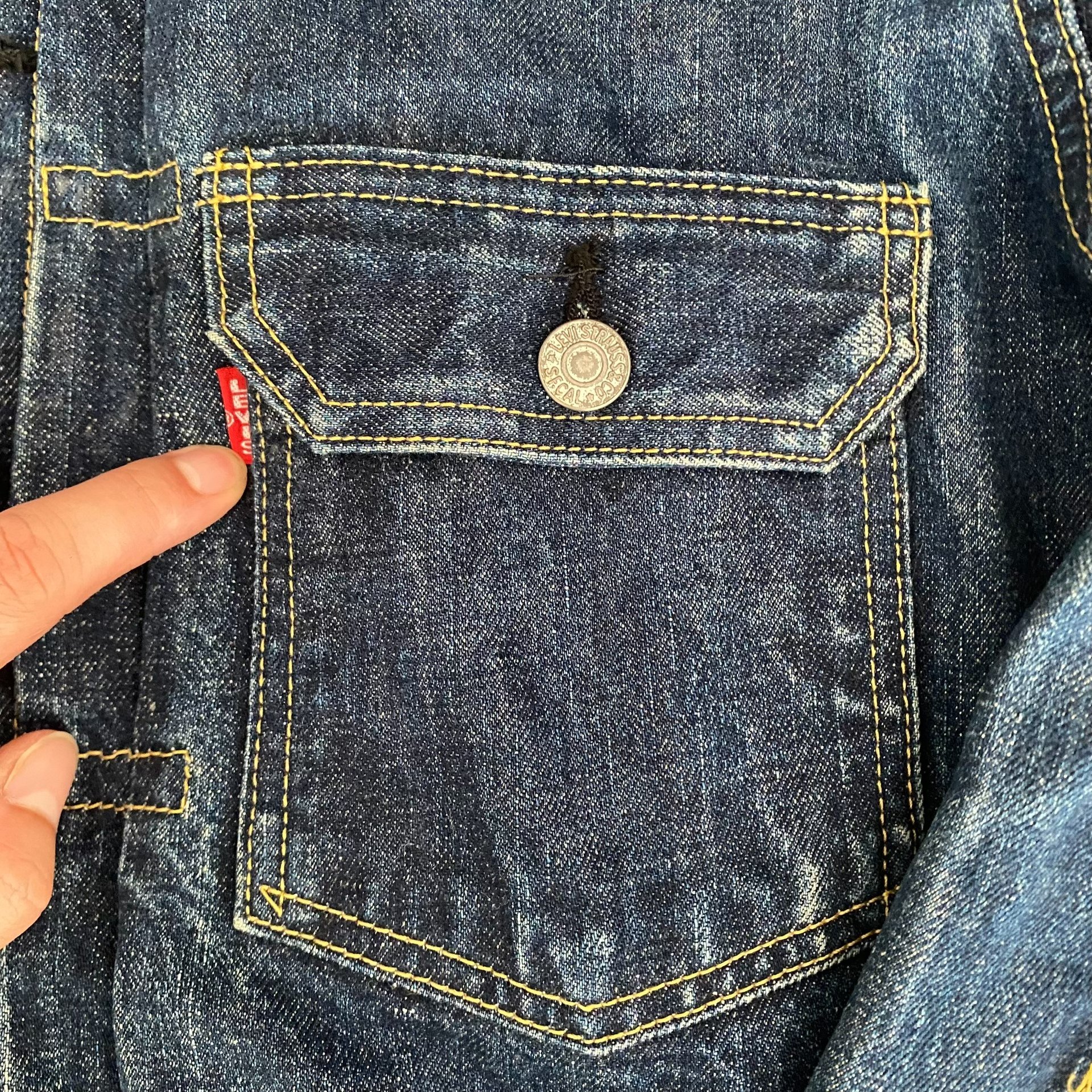 Levi's LVC 507xx J22 Japan Denim Jacket — back