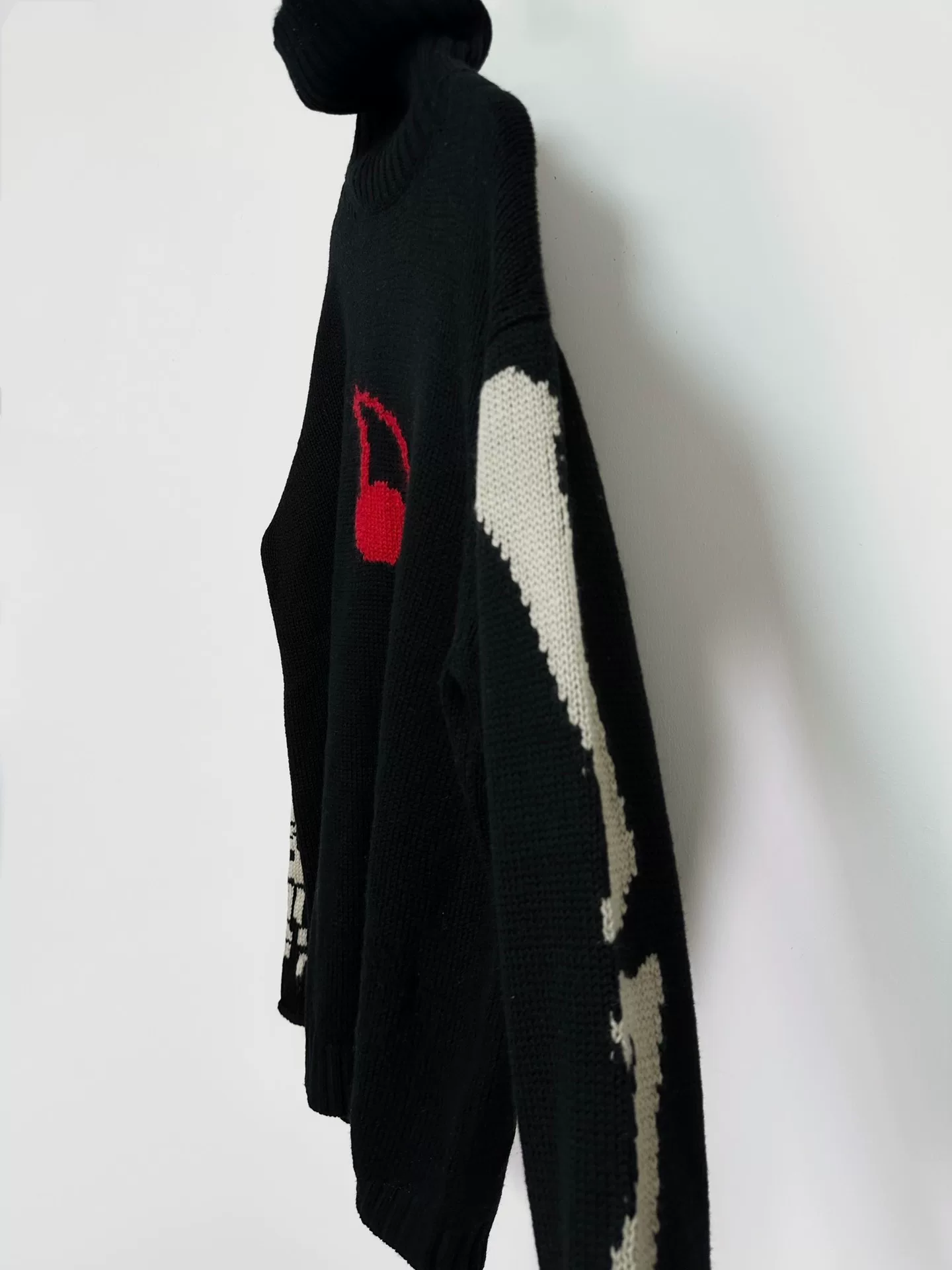 Yohji Yamamoto 11AW Cherry Bone Sweater — back