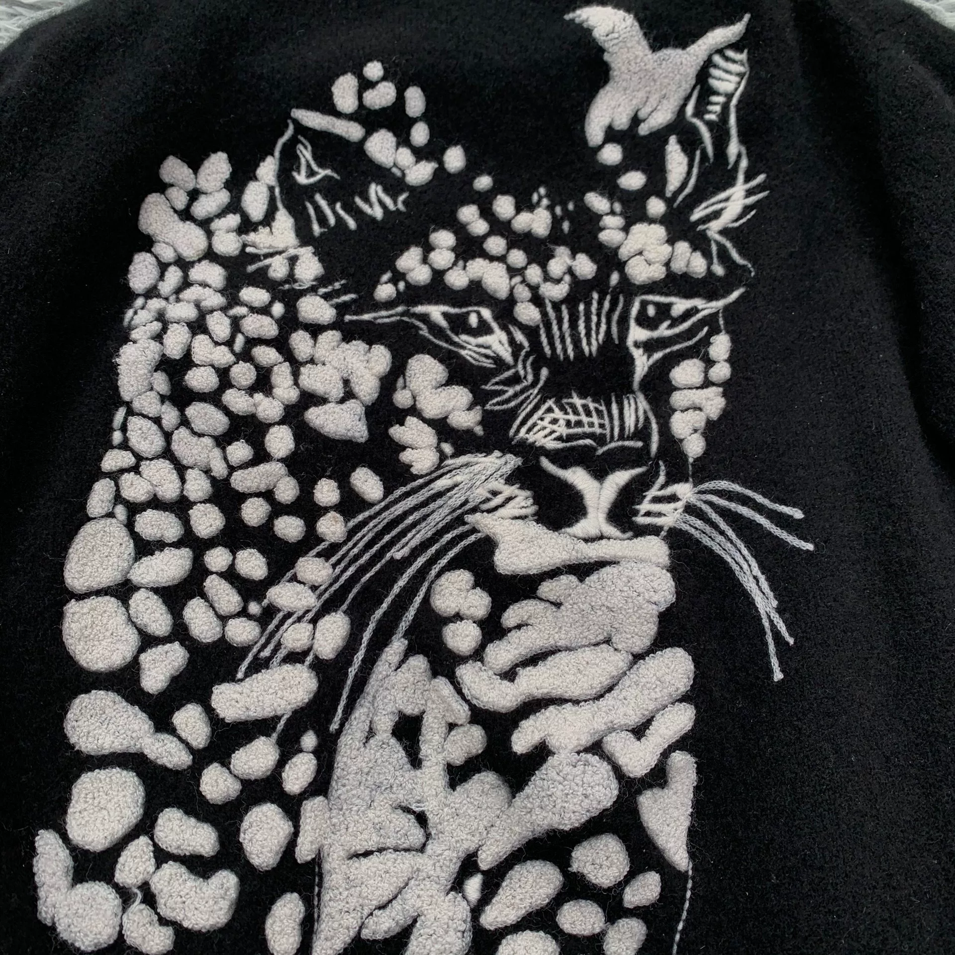Dior Tiger Year Limited Black Sweater — detail