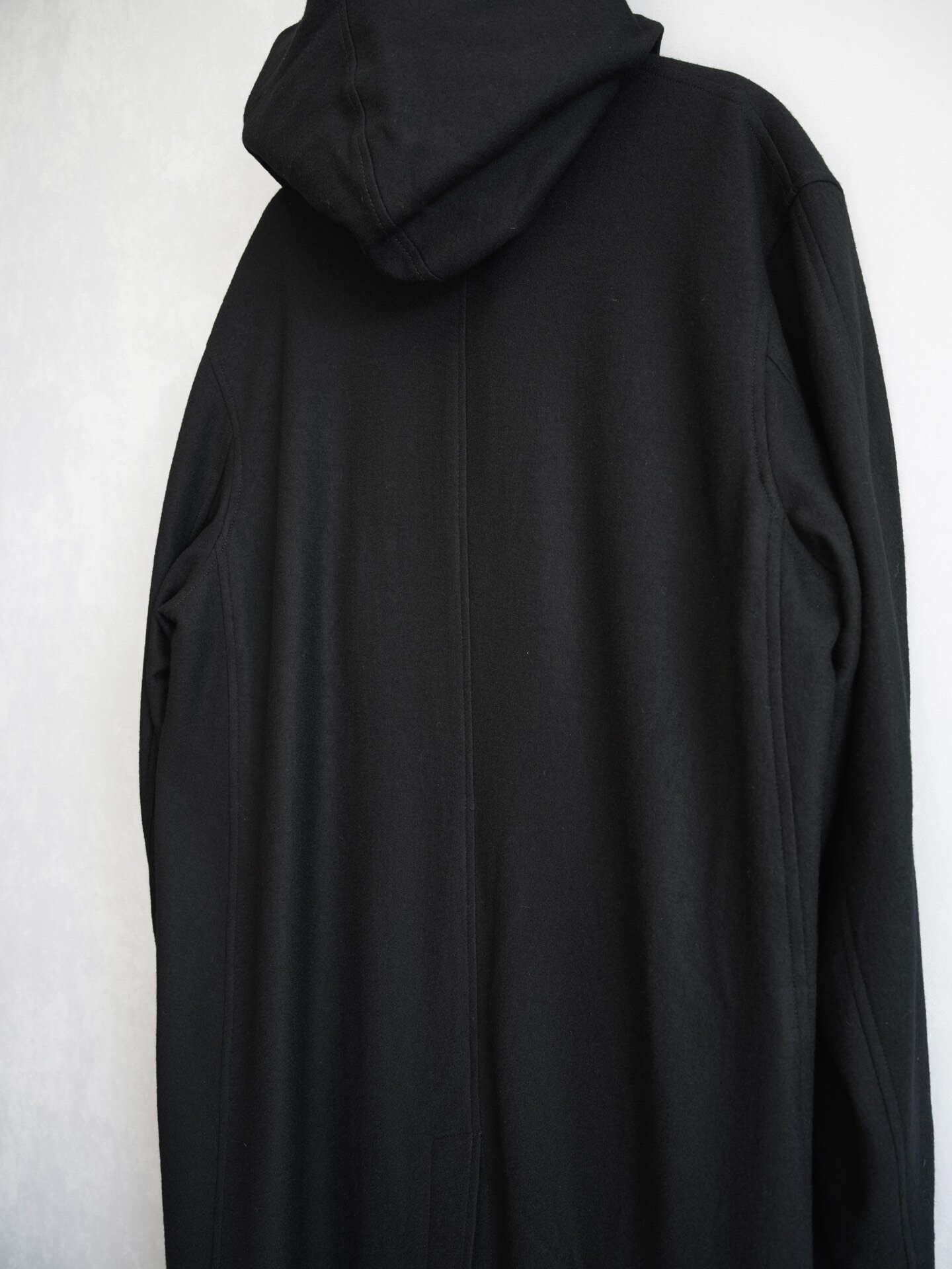 Yohji Yamamoto 15AW Hooded Snap Coat — label