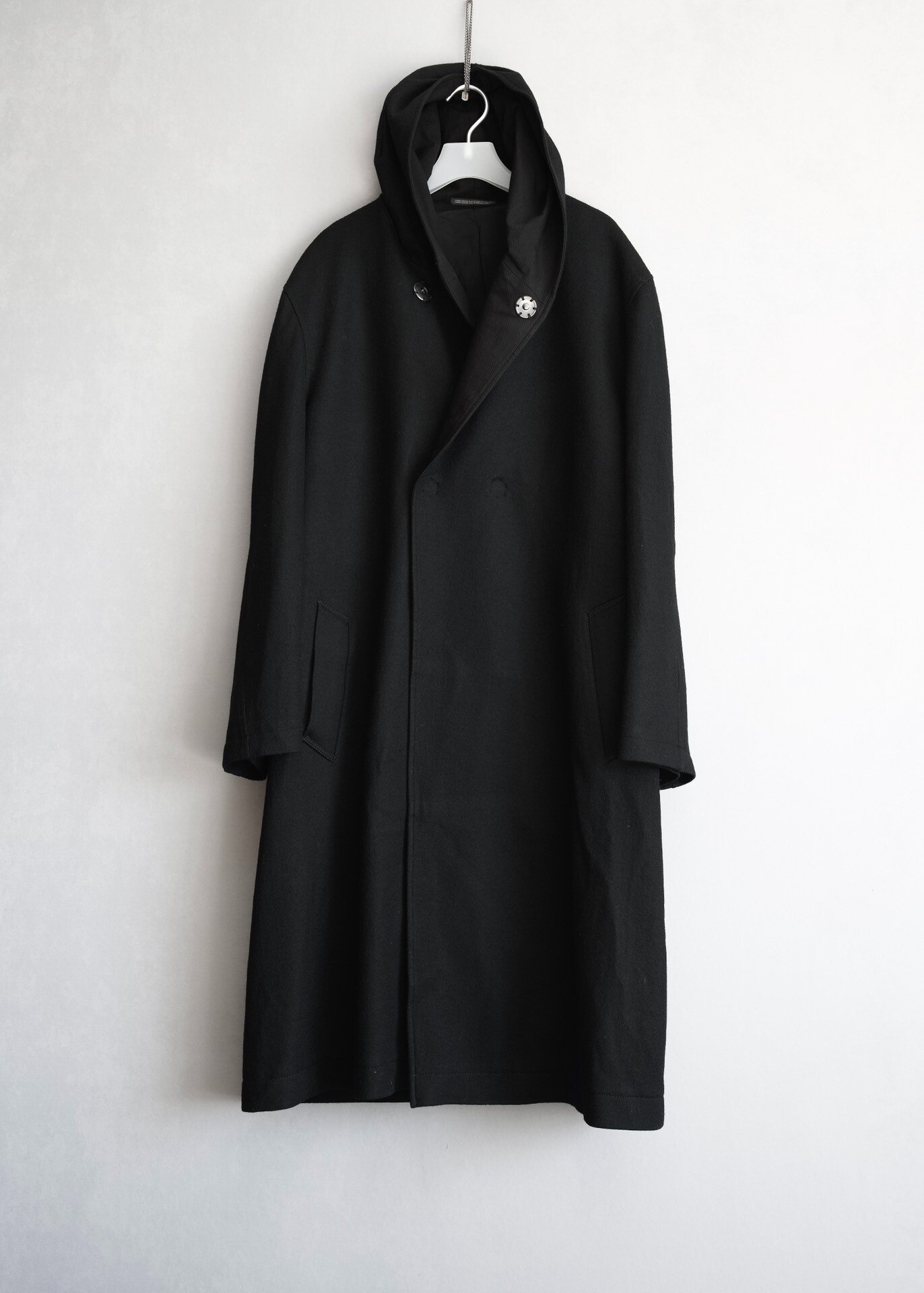 Yohji Yamamoto 15AW Hooded Snap Coat