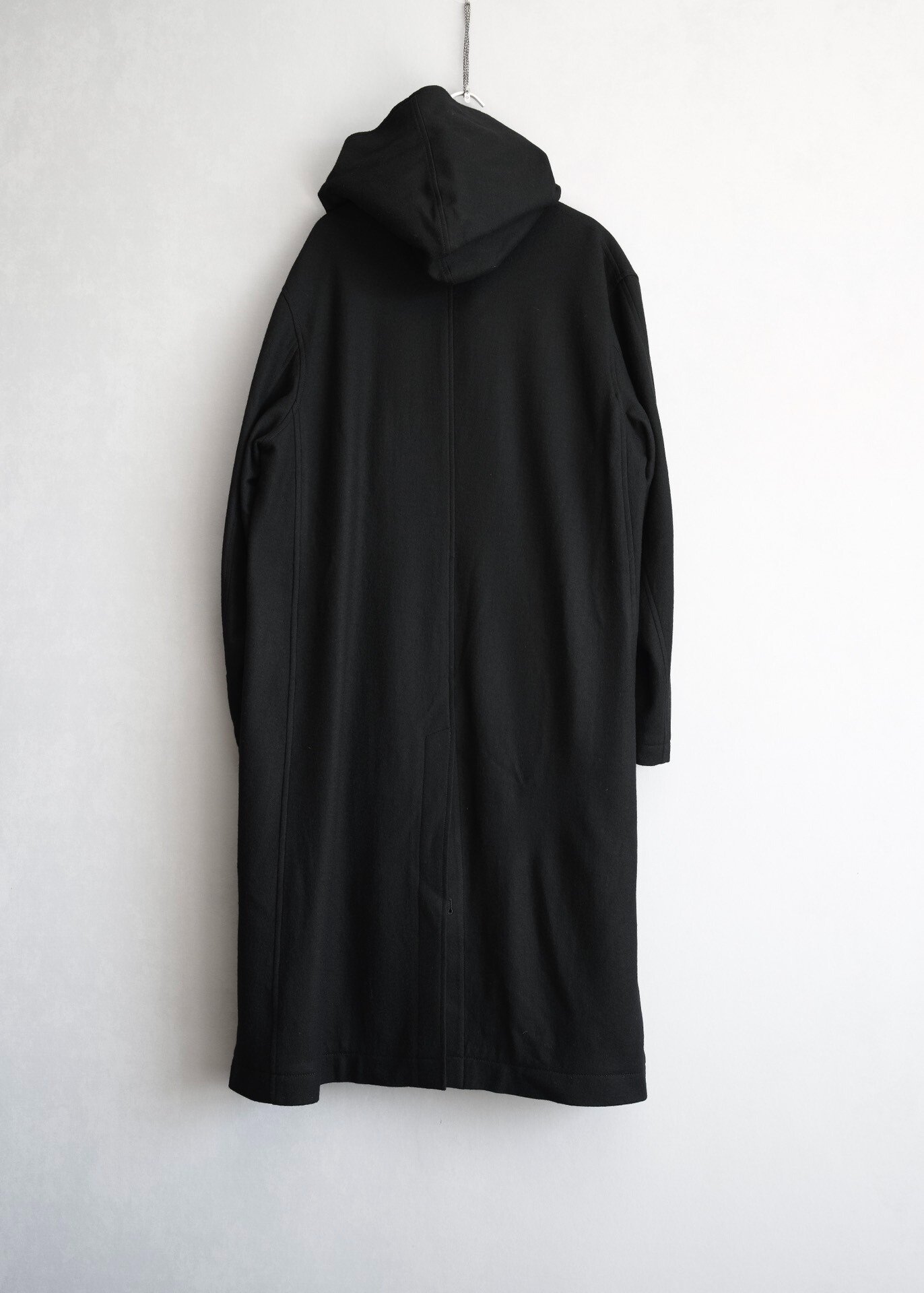 Yohji Yamamoto 15AW Hooded Snap Coat — front