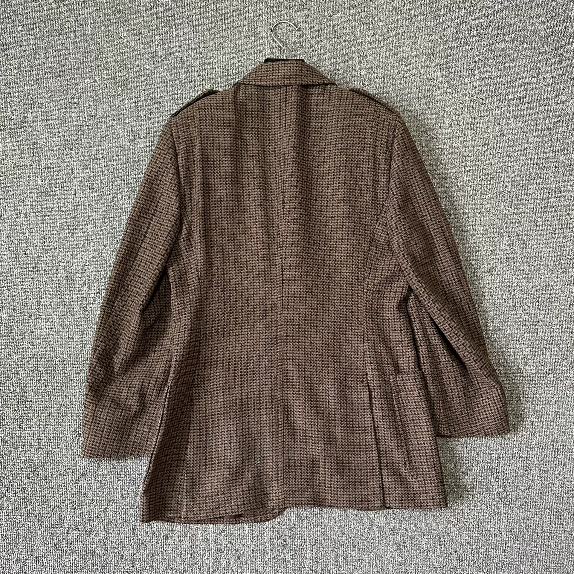 Dolce Gabbana Houndstooth Wool Suit — back