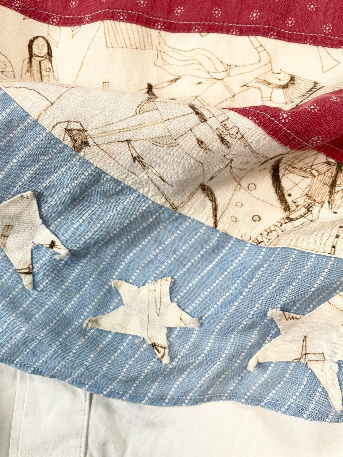 VISVIM LUNGTA B.D.STARS L/S Shirt — detail