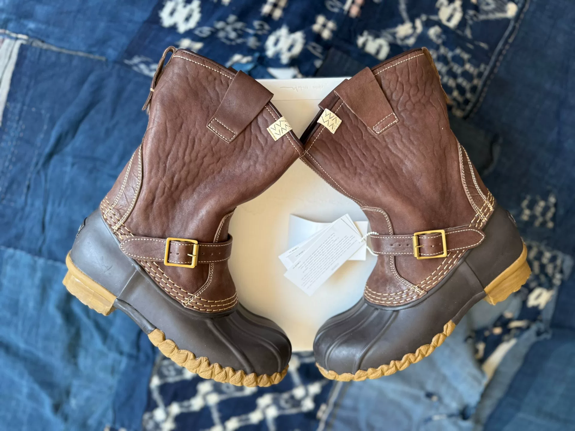 VISVIM 24SS DECOY D.LOGGER-FOLK Horsehide Duck Boots — detail