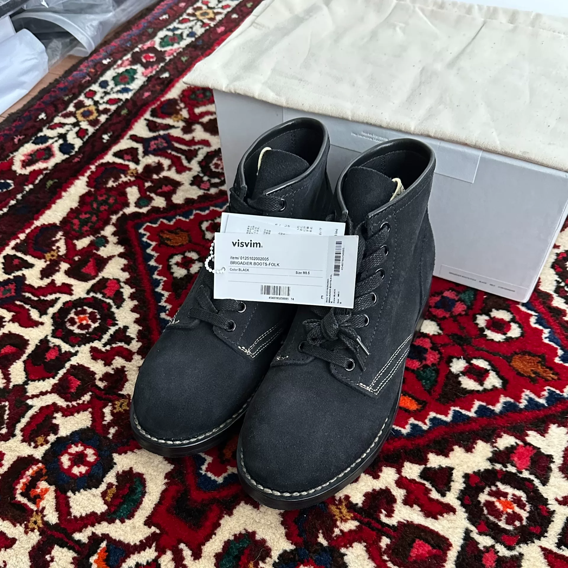 visvim 25SS Brigadier Boots US8.5 — front